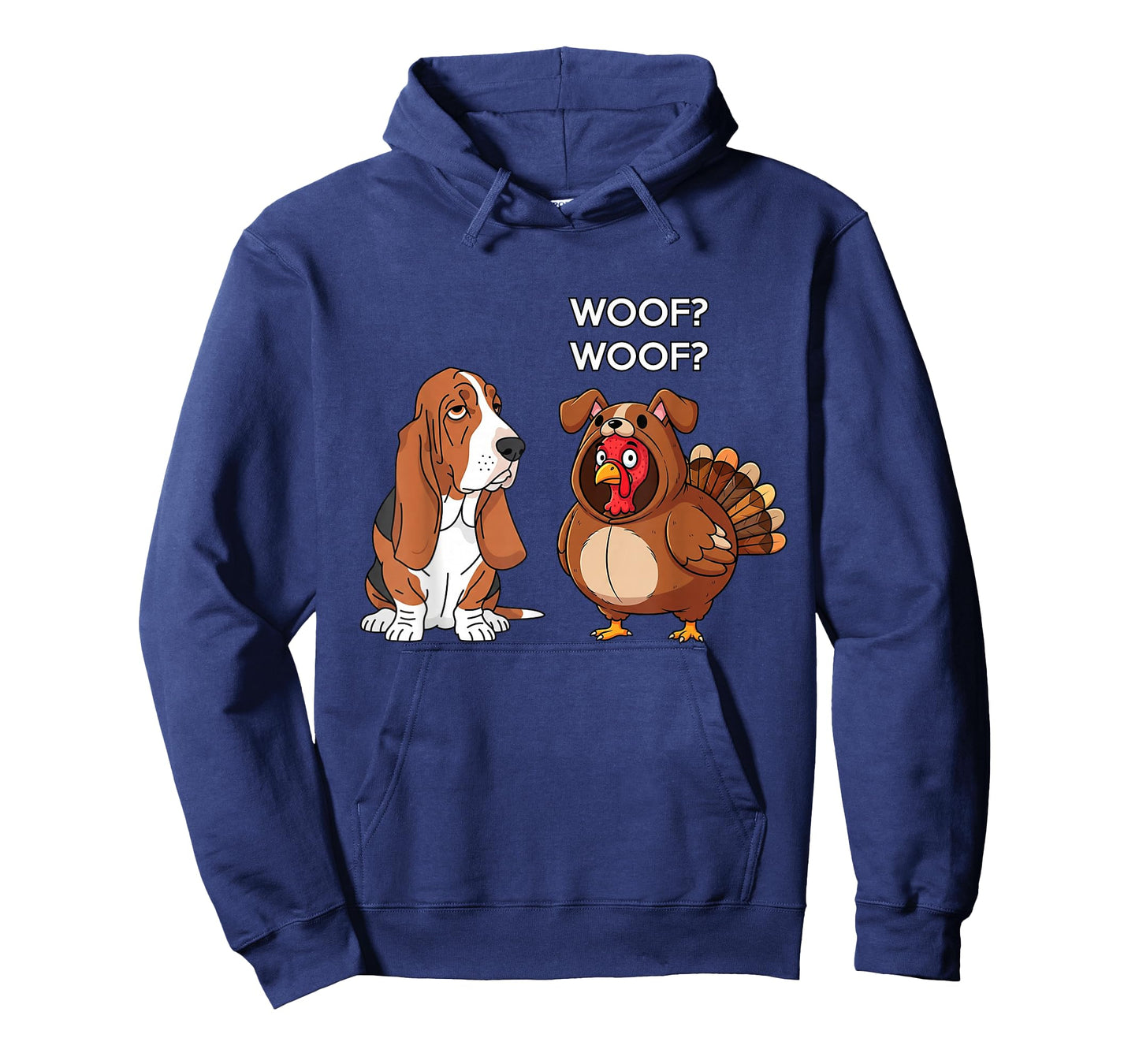 Funny Thanksgiving Basset Hound and Turkey T-Shirt