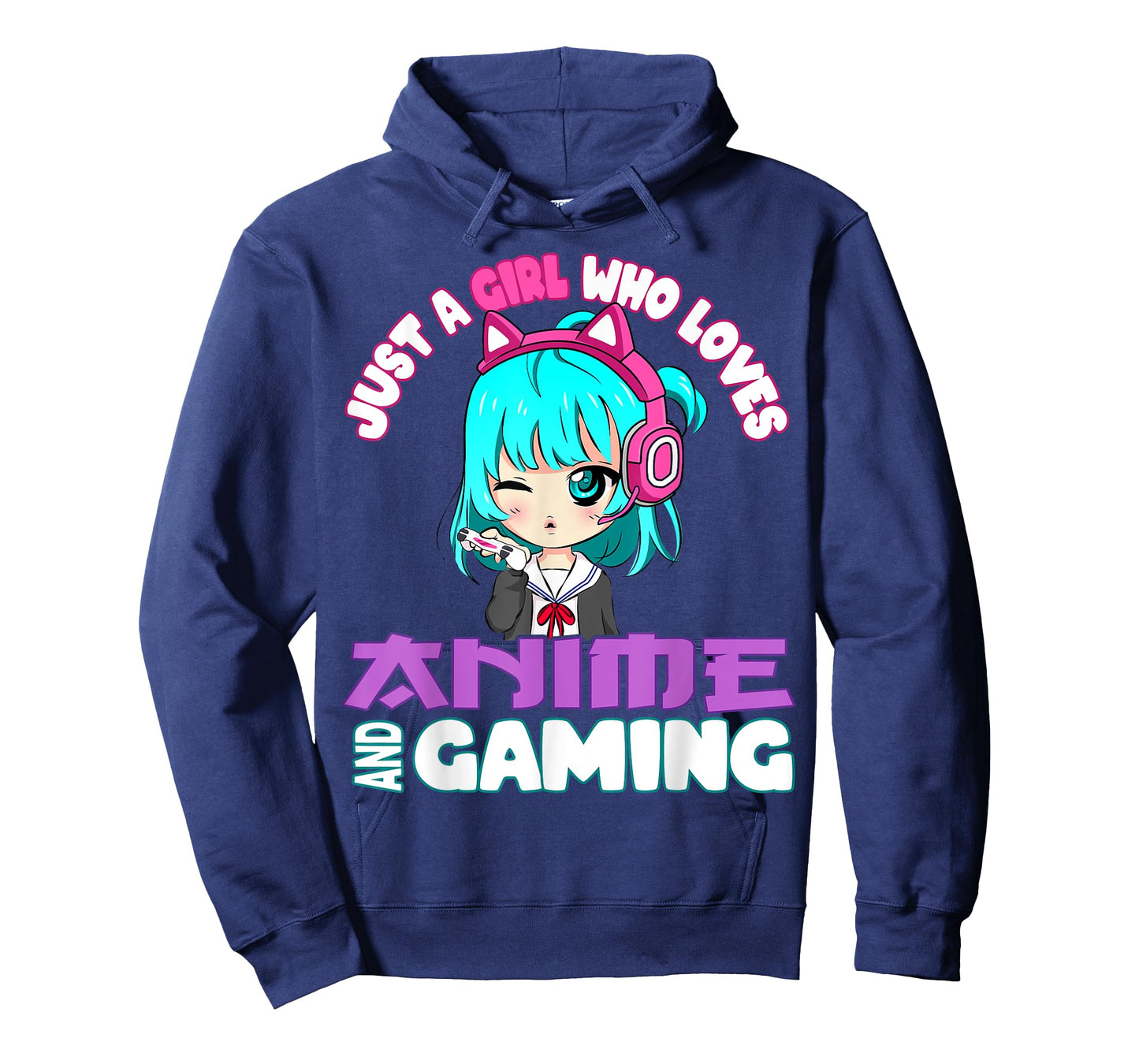 Just a Girl who loves Anime and Gaming chibi Video Games T-Shirt