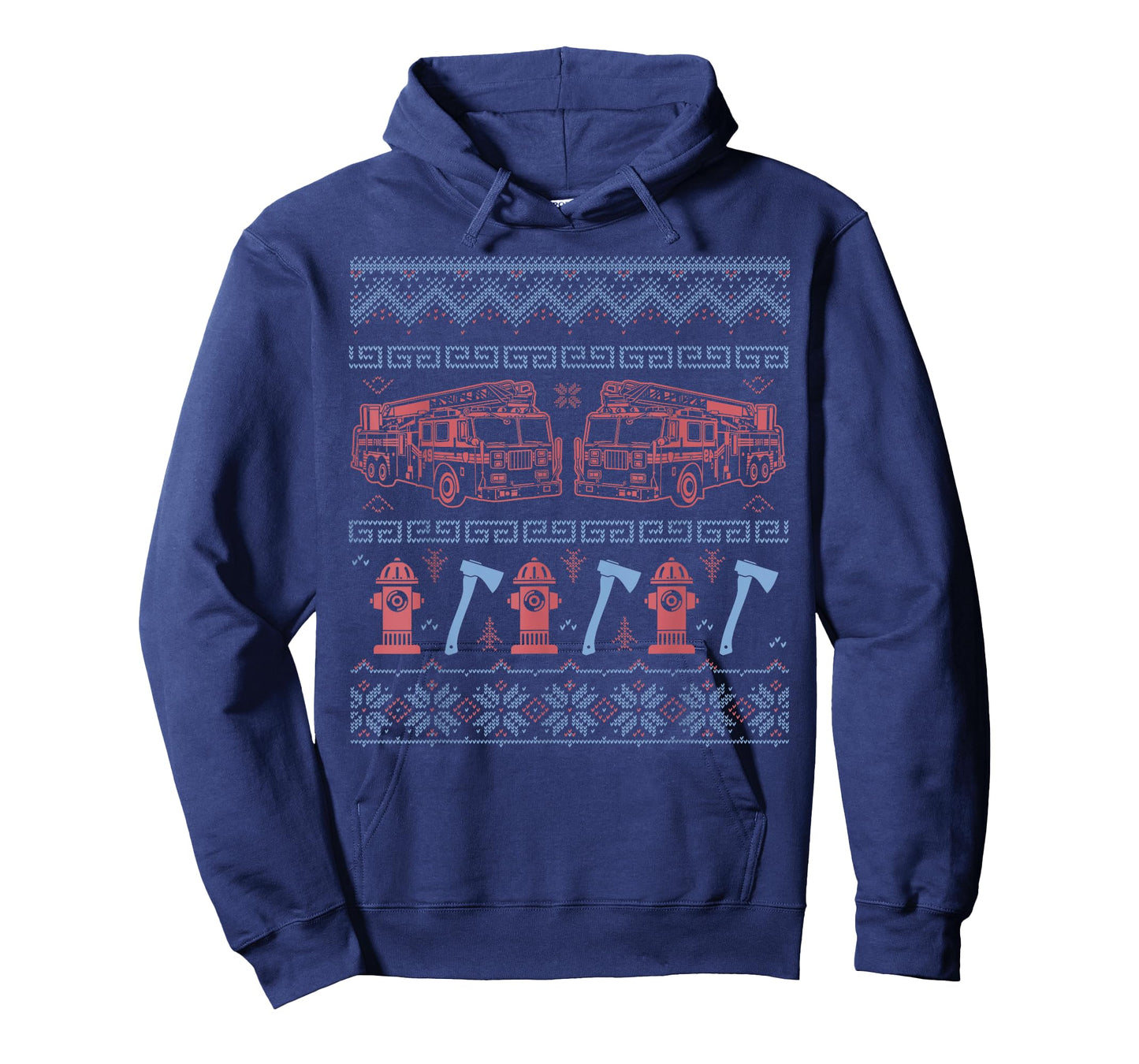 Ugly Firefighter Christmas Sweater T-Shirt