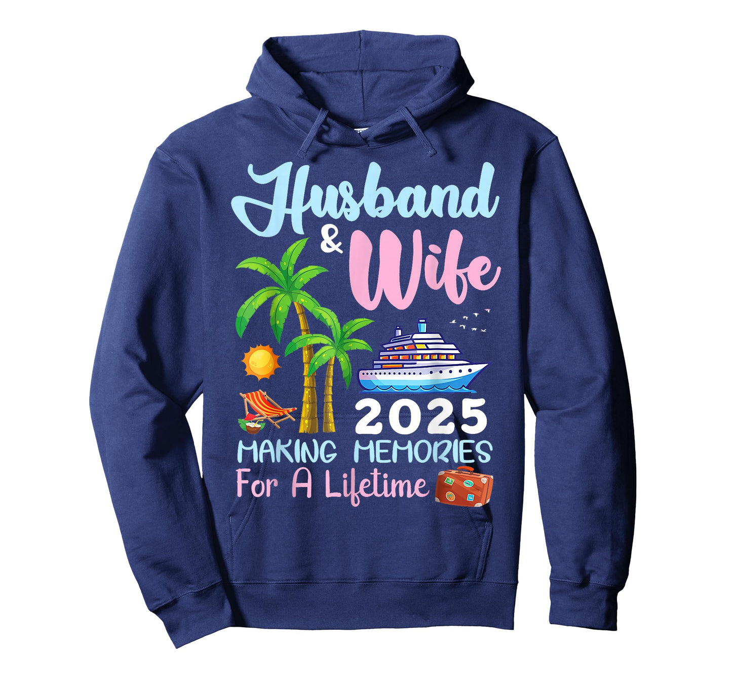 Husband & Wife 2025 Making Memories for A Lifetime Cruise T-Shirt