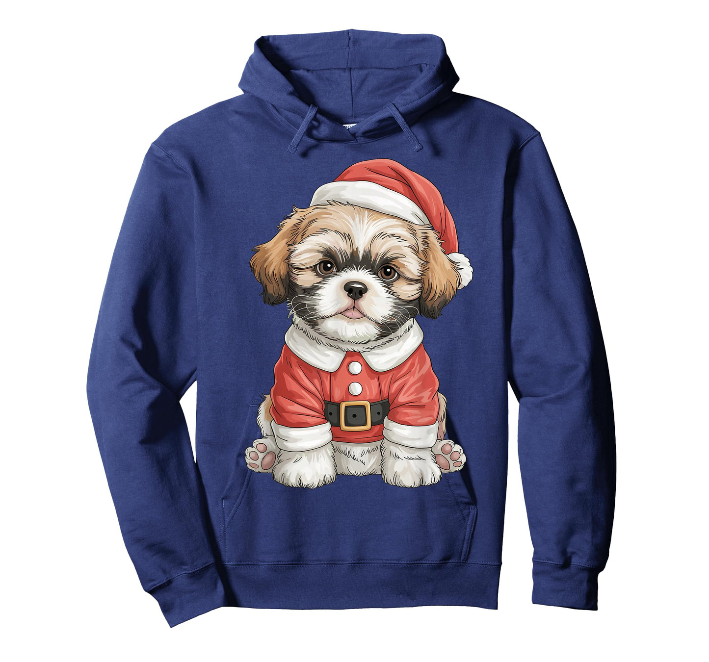 Cute Christmas Shih Tzu Santa Dog Lover T-Shirt