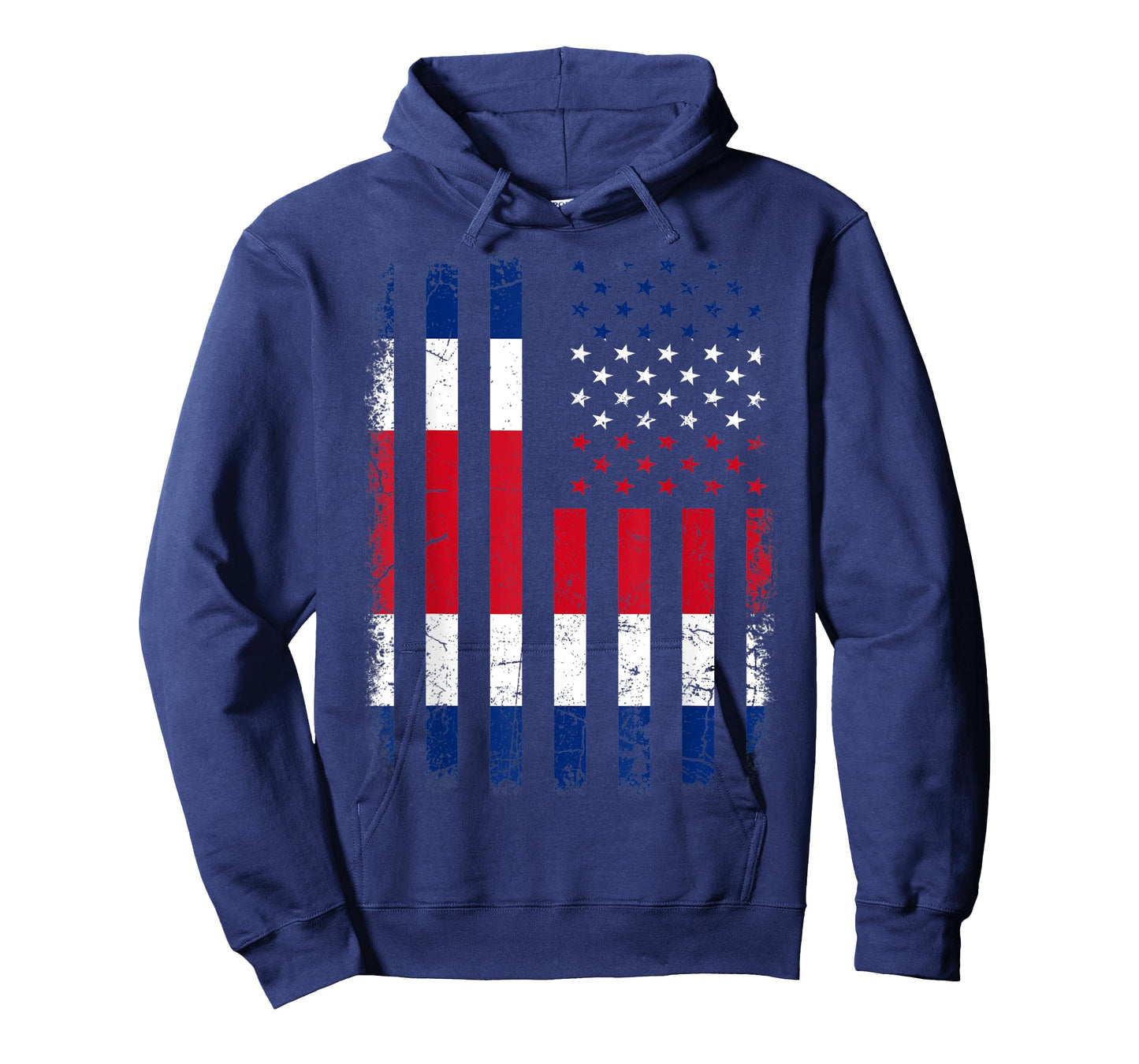 Costa Rican American Flag Costa Rican Roots Costa Rica T-Shirt
