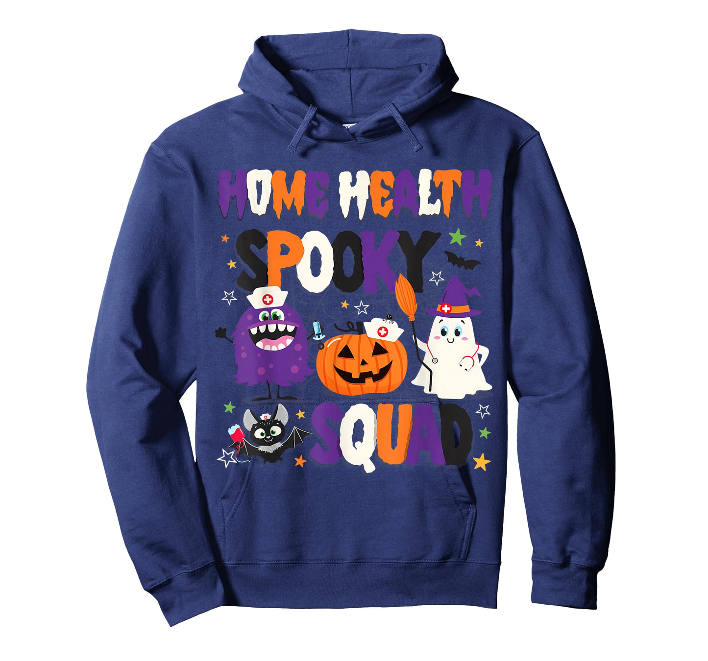 Home Health Nurse Halloween Shirt Home Health Spooky Squad T-Shirt