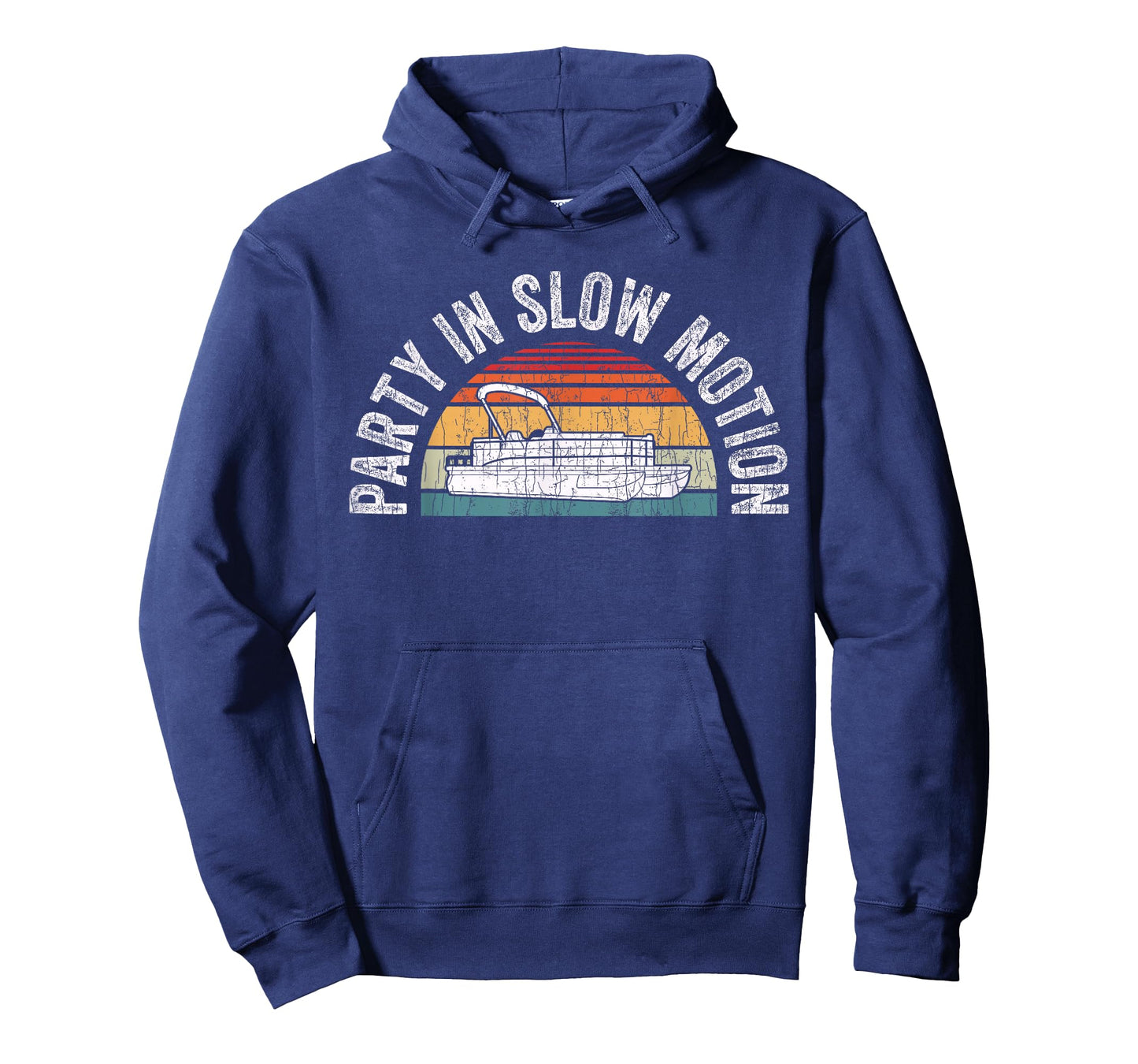 Best Pontoon Captain Shirt Gifts Boat Party in Slow Motion T-Shirt