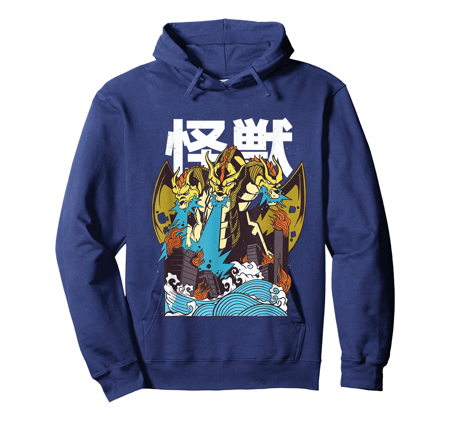 Japanese Kaiju Dragon GHIDORAH with Kanji T-Shirt