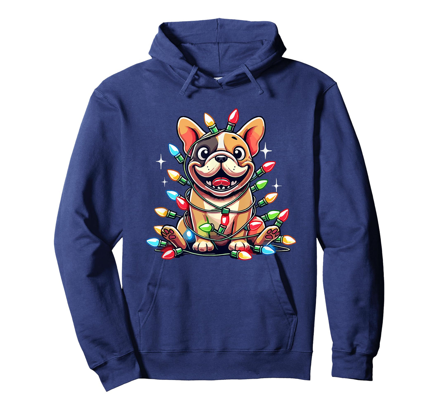 Christmas Lights French Bulldogs Frenchie French Bulldog T-Shirt