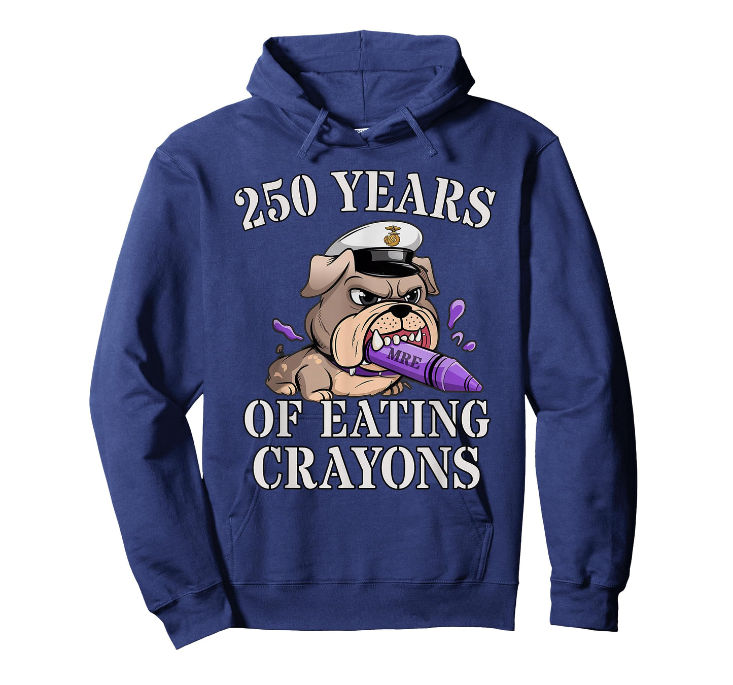 Sarcastic 250 Years of Eating Crayons Jarhead Squad Military T-Shirt