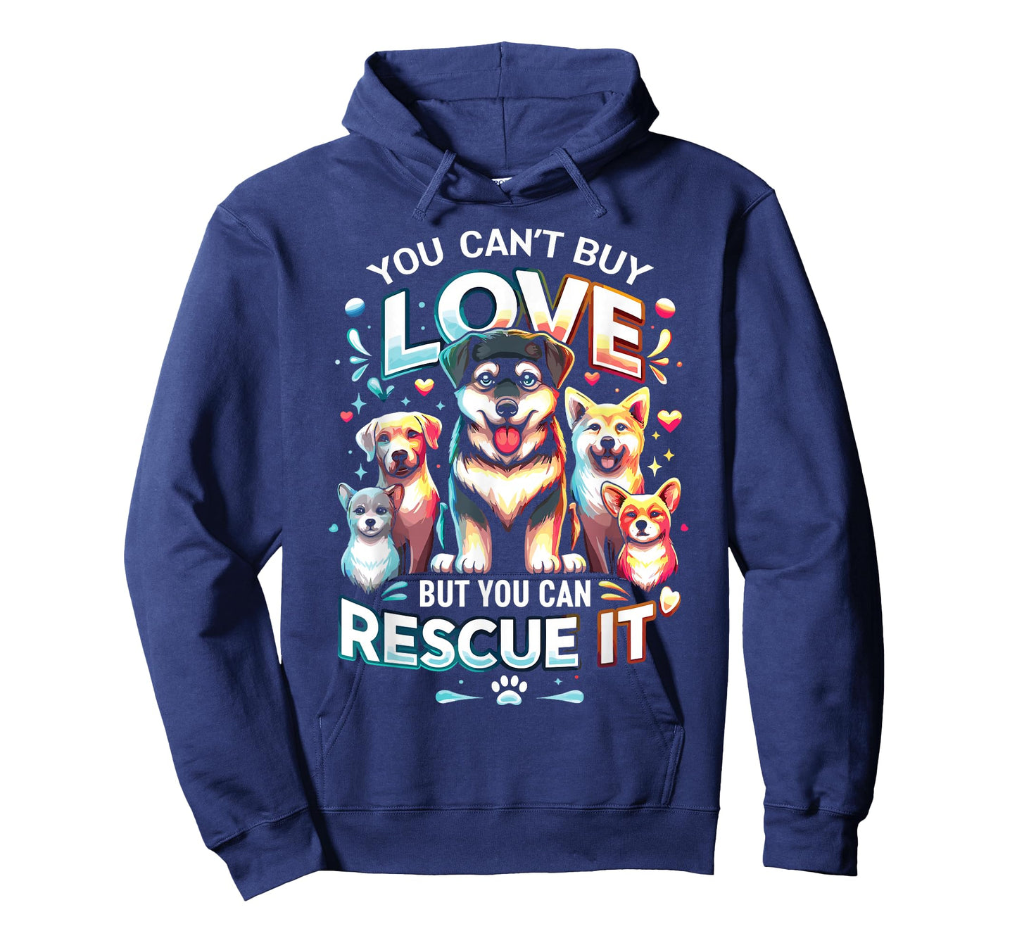 Cute Dog Rescue Lover Dog Breeds Rescued Dog T-Shirt