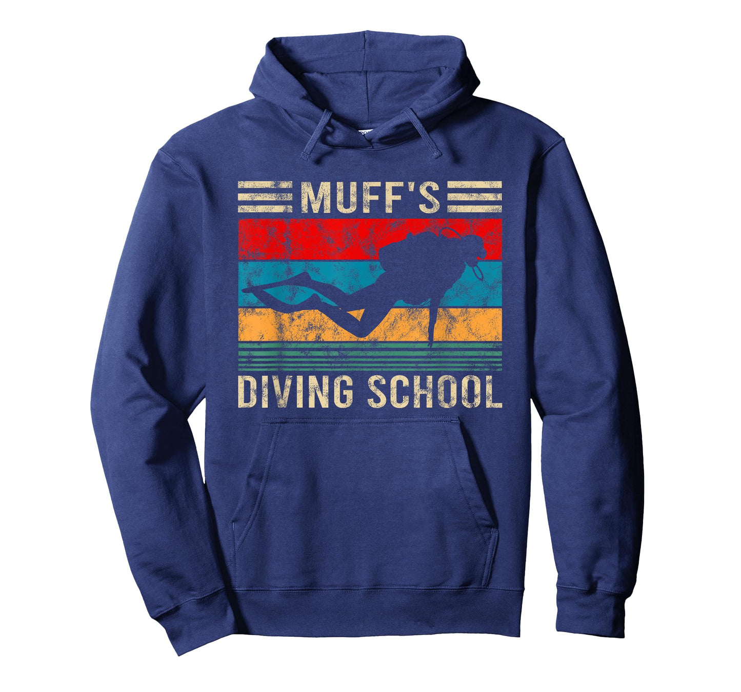 Muffs Diving School Funny Scuba Diver Gift T-Shirt
