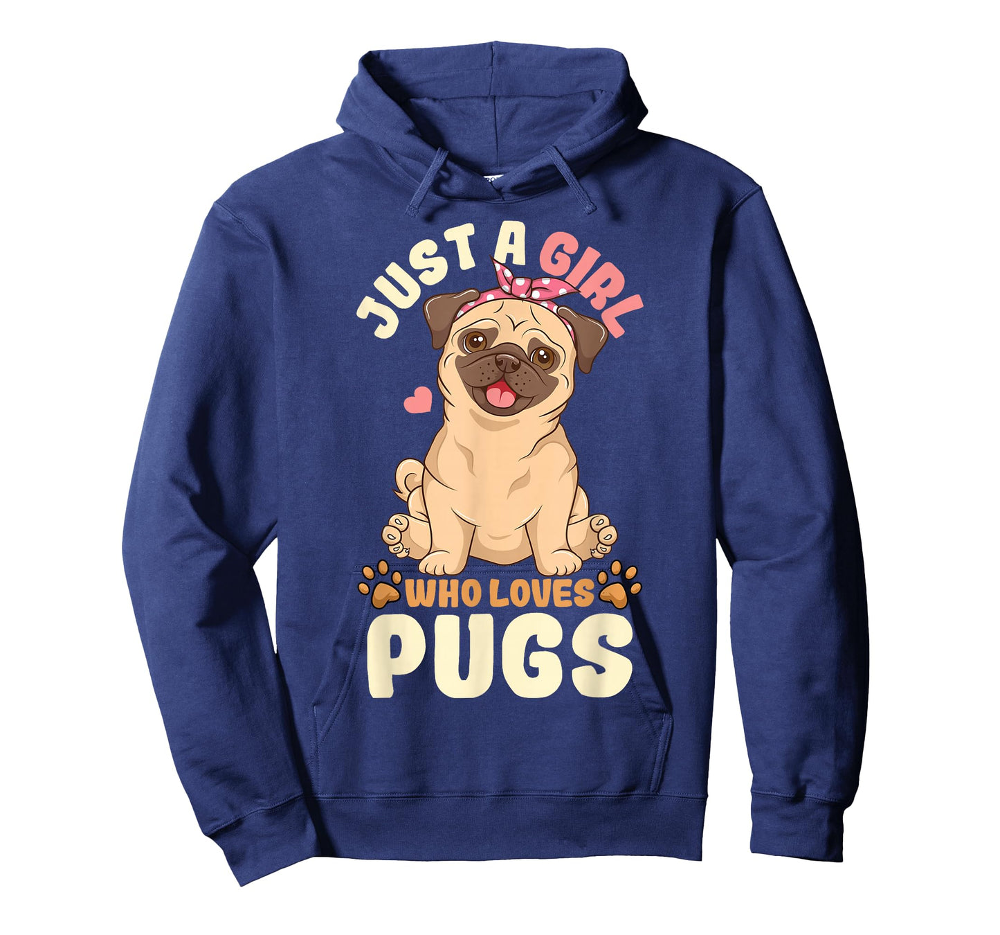 Pug Love Girl T-Shirt