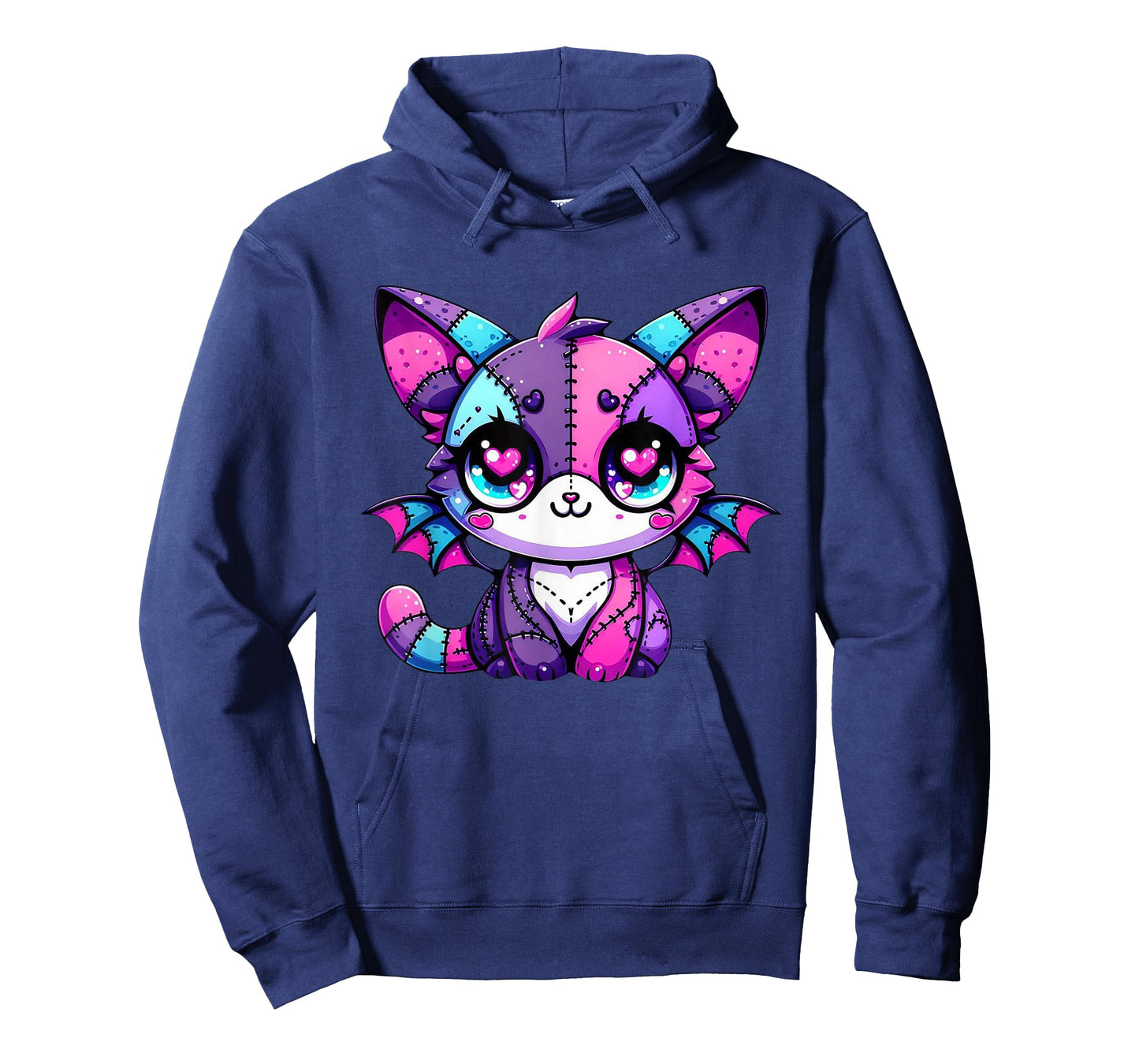 Kawaii Pastel Goth Cat Witchy Anime Japanese Creepy Anime T-Shirt