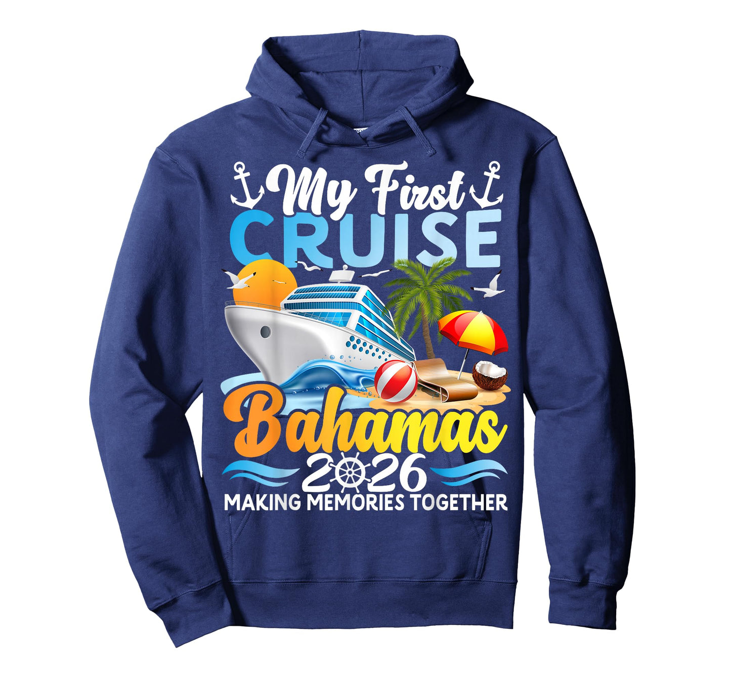My First Cruise Bahamas 2026 Cute First Time Cruise Vacation T-Shirt