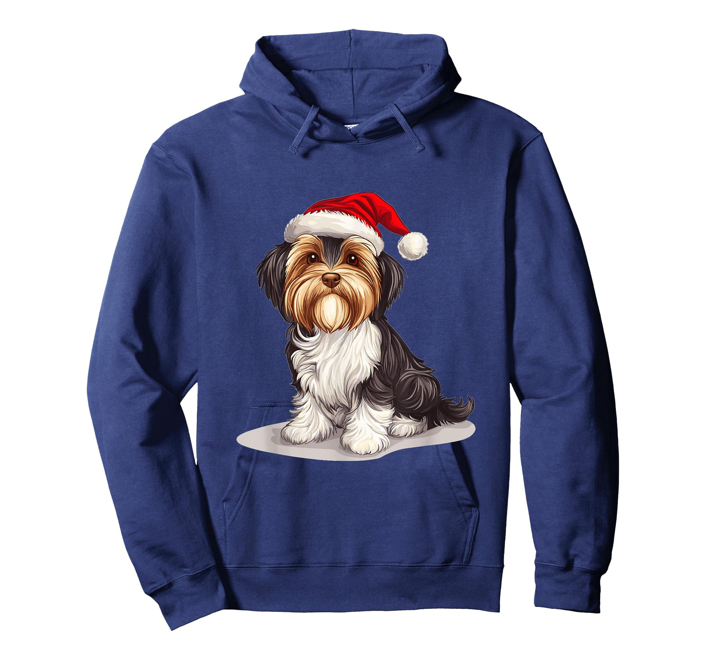 Cute Biewer Terrier Dog Christmas Merry X-mas Graphic Men Women Kids T-Shirt