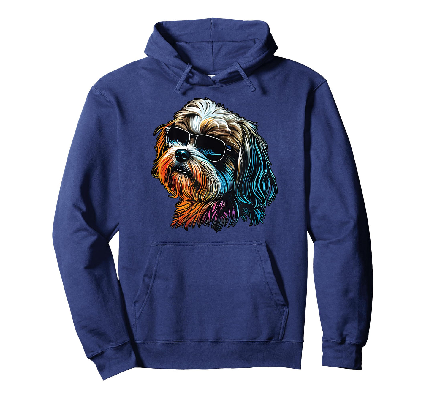 Dad Mom Cool Dog Sunglasses - Lhasa Apso T-Shirt for Men Women