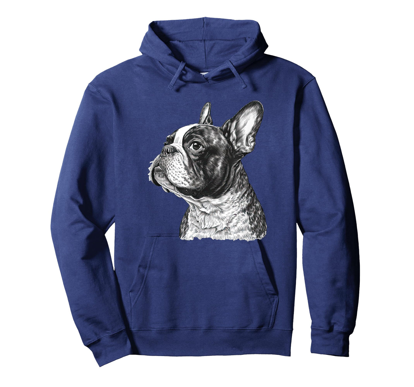 Funny French Bulldog Frenchie Black and White T-Shirt