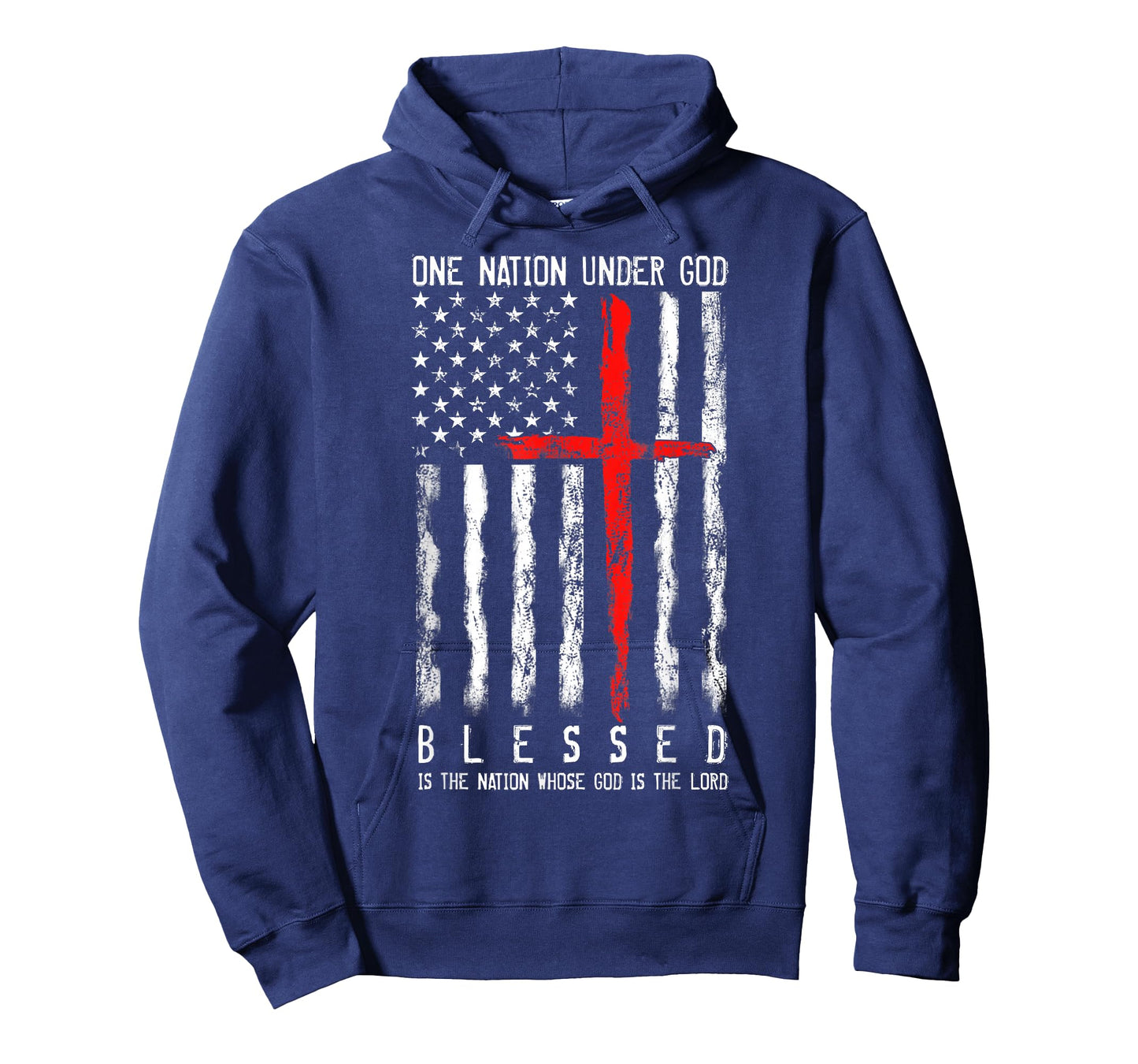 Patriotic Christian Tshirts "Blessed" One Nation Under God T-Shirt