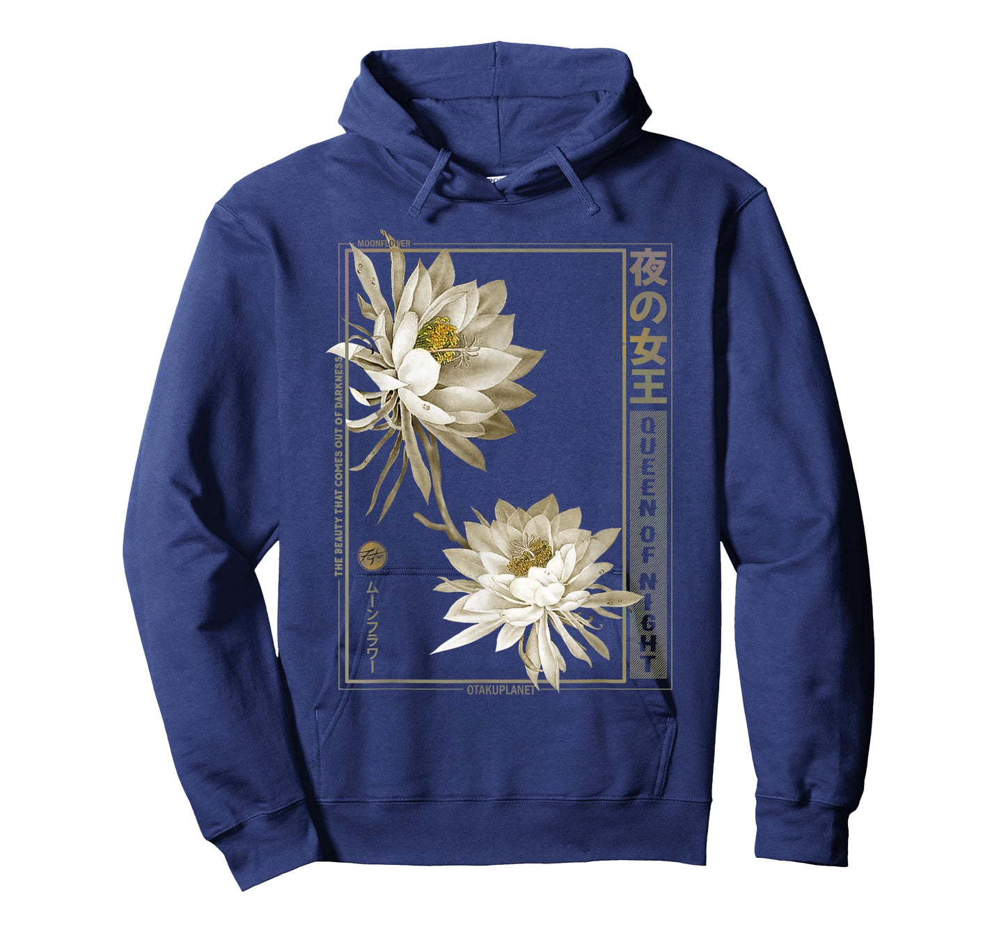 Anime Moon Flower in Japan soft grunge vaporwave aesthetic T-Shirt
