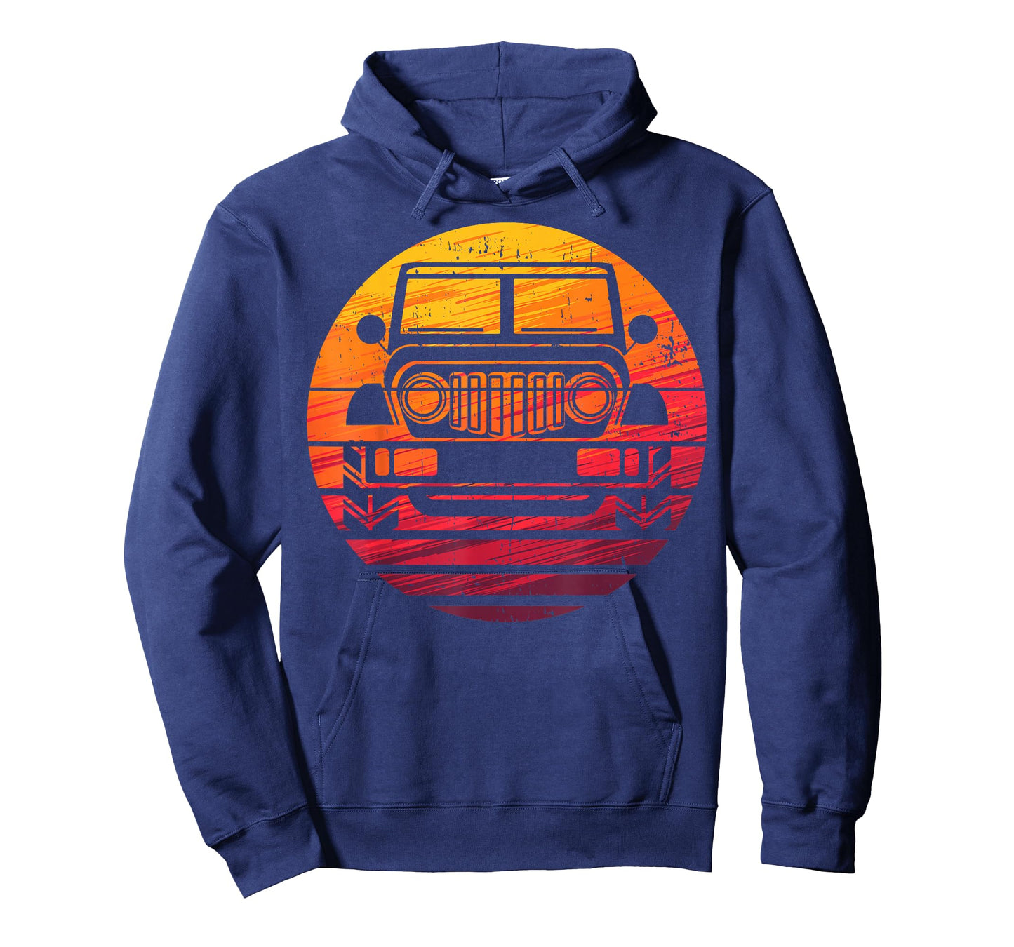 Off Road 4X4 Vintage Retro 70s Sunset Off Road T-Shirt
