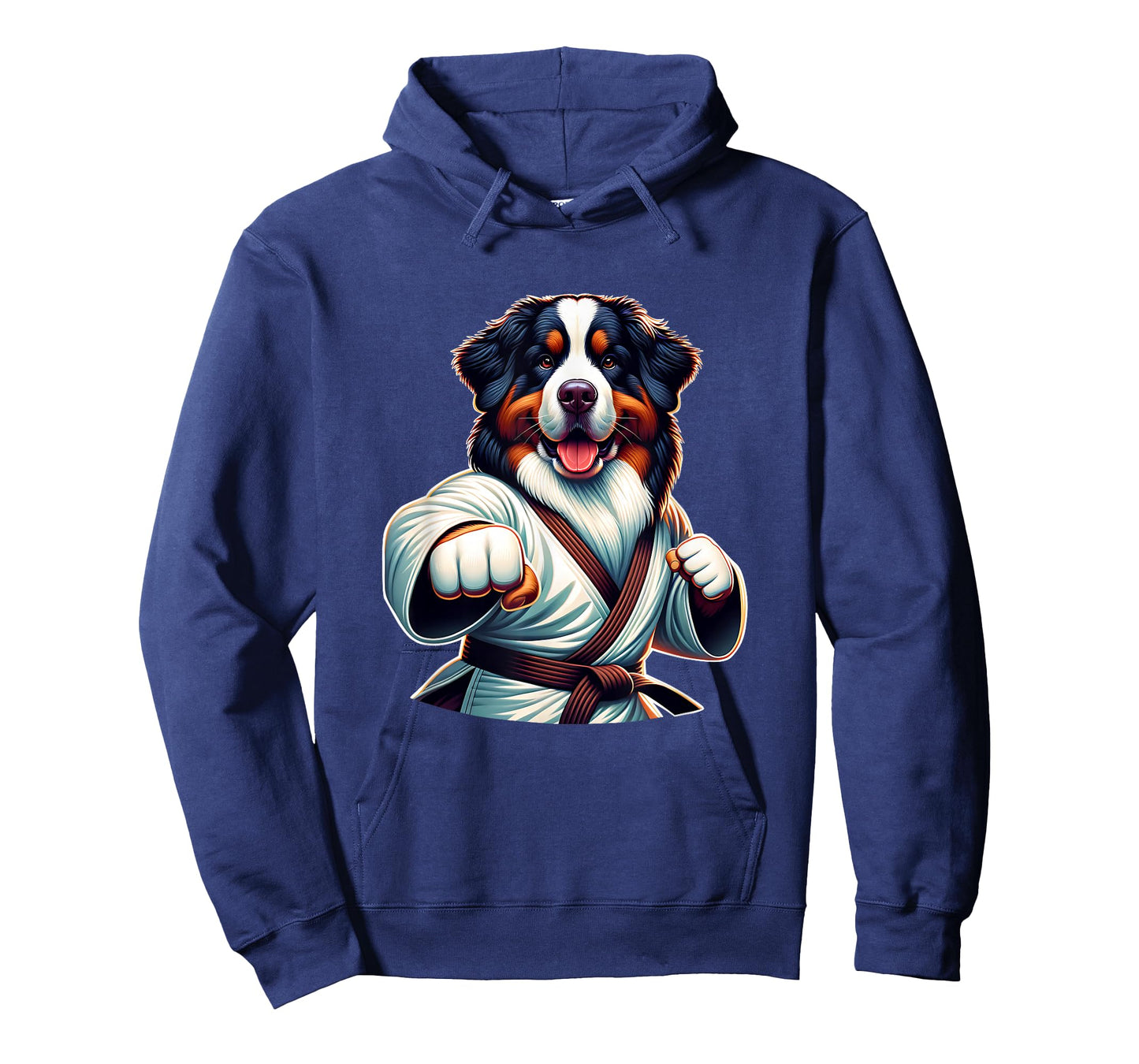Karate Bernese Mountain Dog Funny Martial Arts T-Shirt