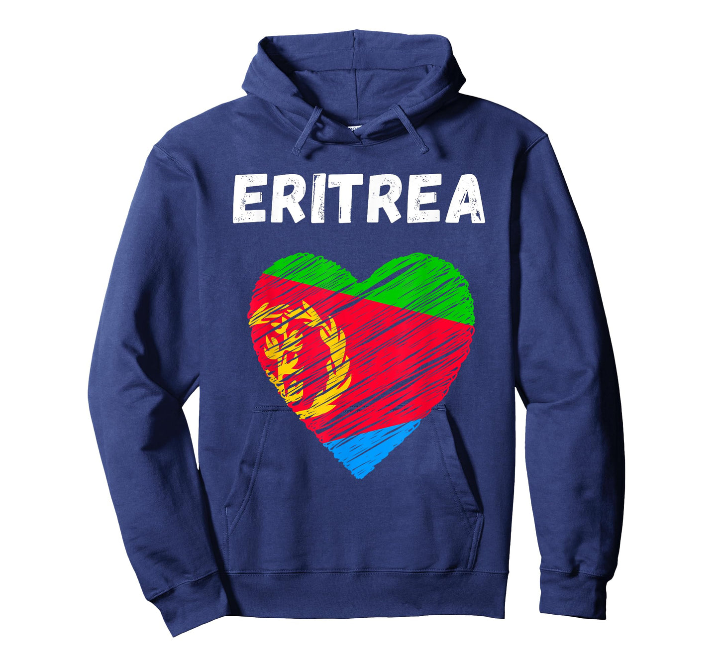Eritrea Flag Holiday Eritrea Heart Eritrean Flag T-Shirt
