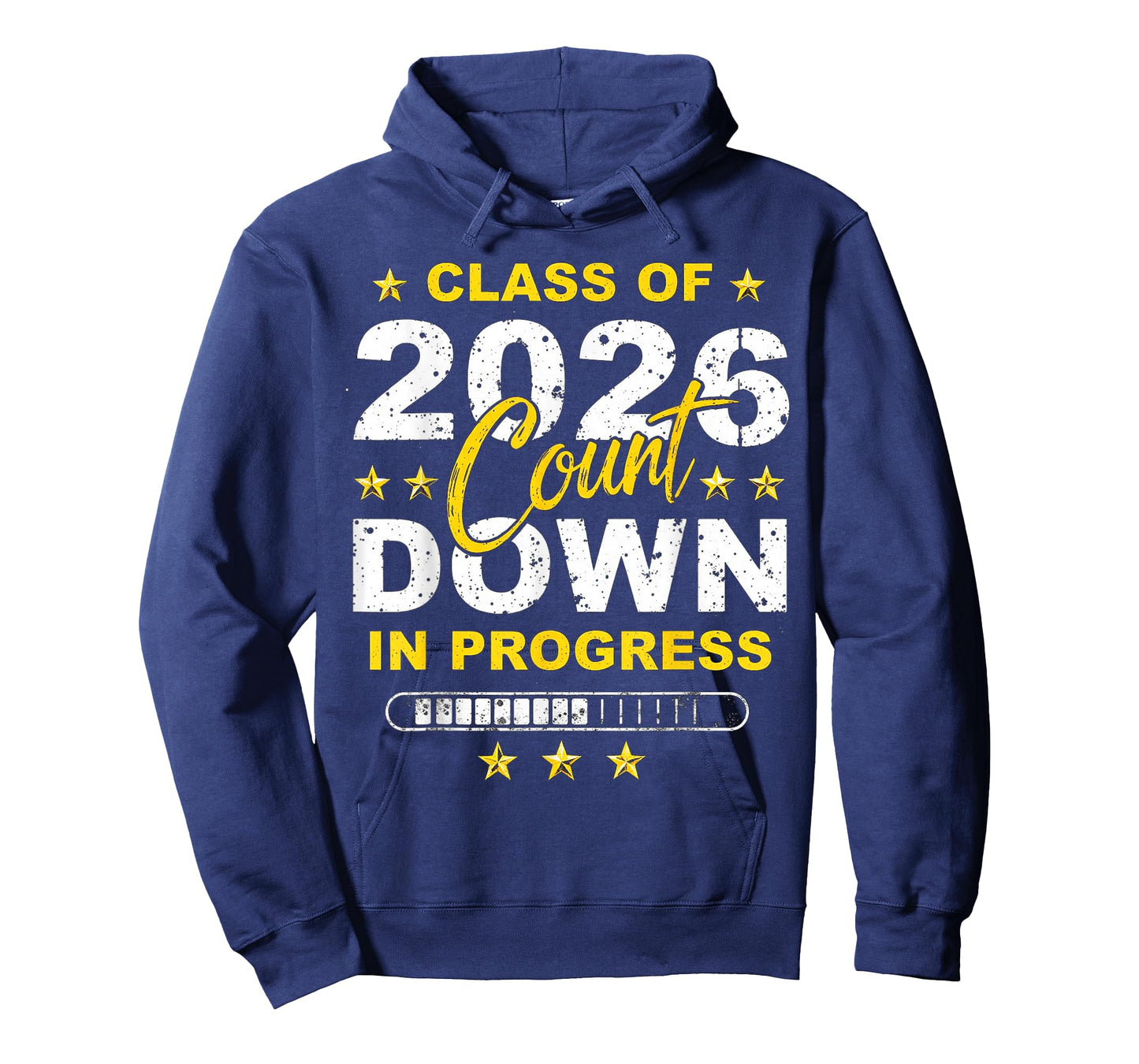 Class of 2026 Count Down Graduation Funny 100 Days of School T-Shirt