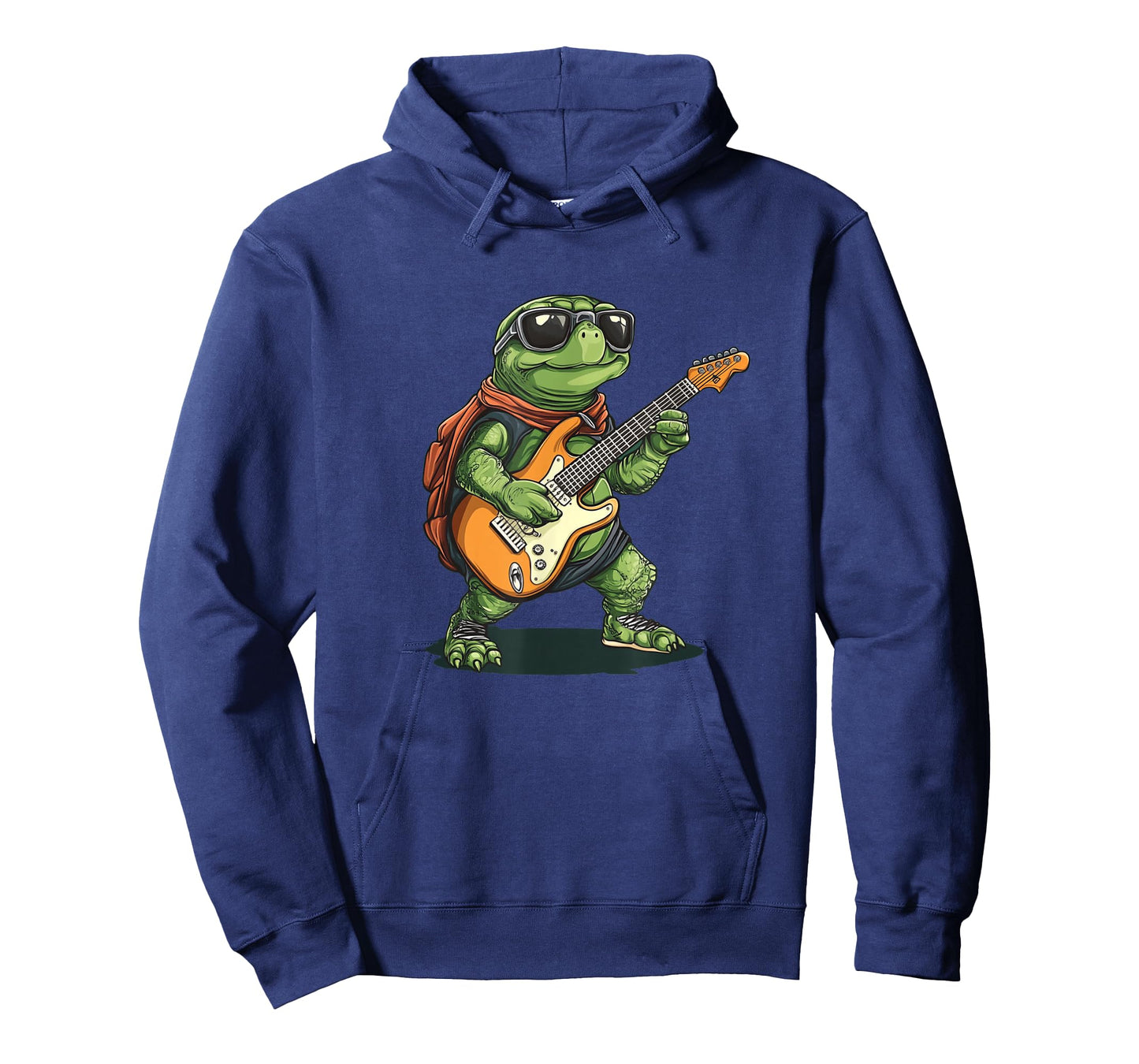 Cool Sunglasses Turtle with Rocking Guitar Outfit T-Shirt
