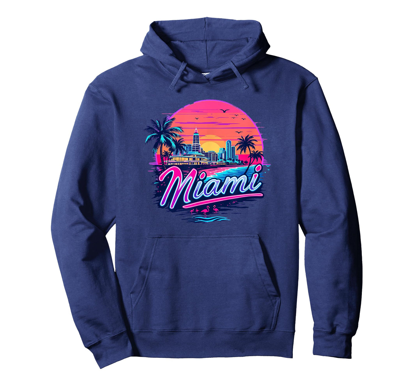 Vintage Miami Florida Cityscape Retro Miami T-Shirt