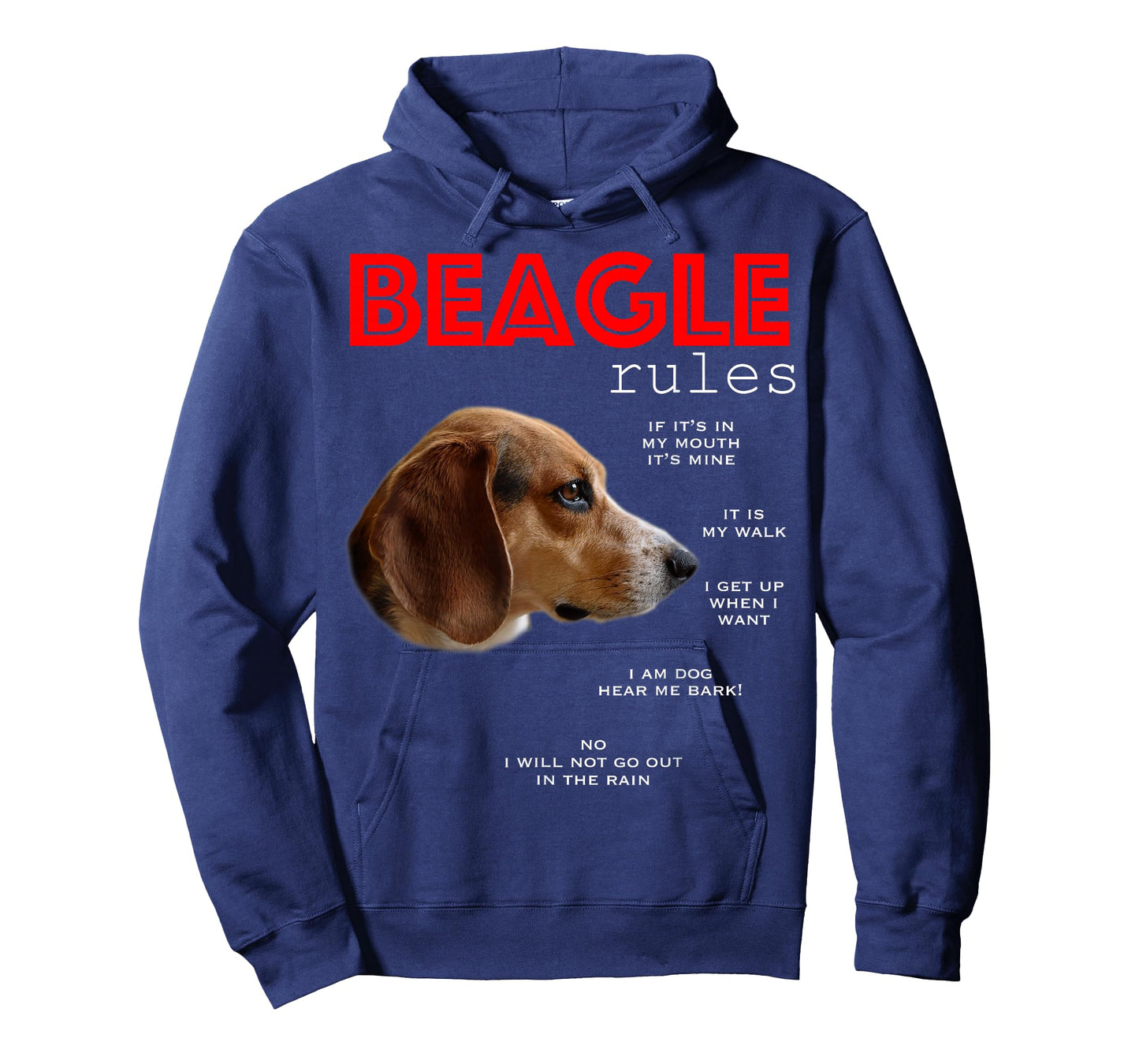 Funny Rules for The Owner of a Beagle T-Shirt Small