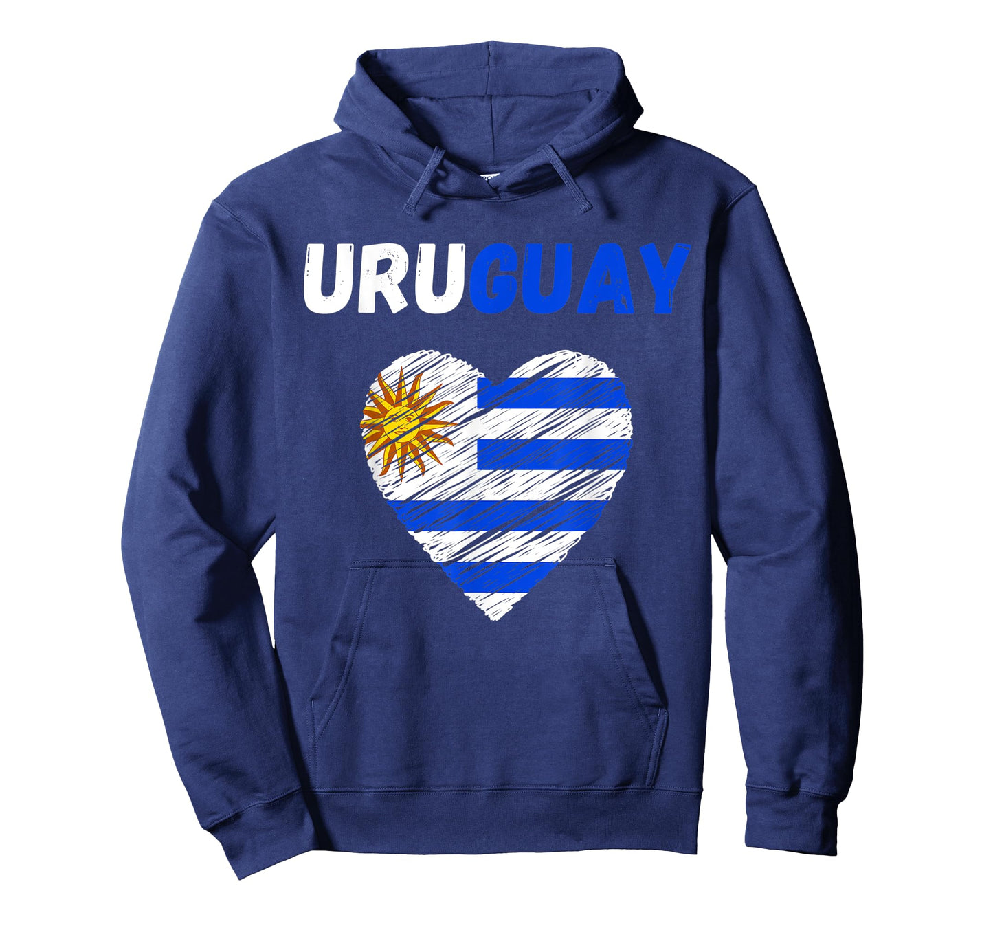 Uruguay Flag Holiday Uruguay Heart Uruguayan Flag T-Shirt