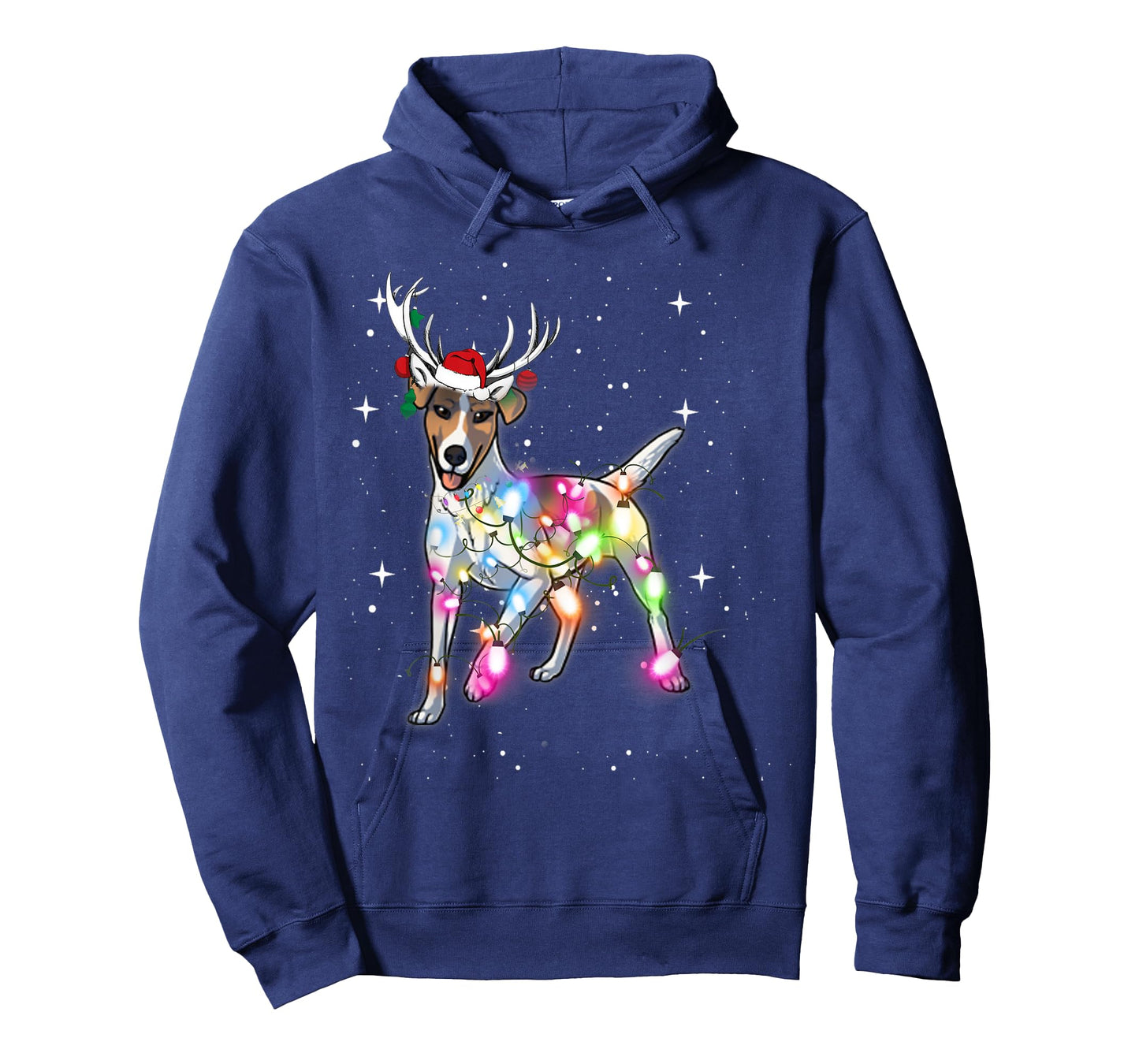 Smooth Fox Terrier Christmas Lights Pajama Funny Dog T-Shirt