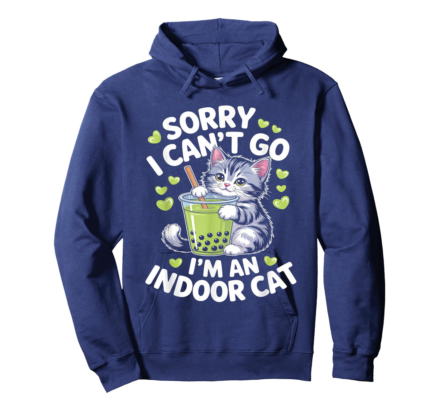 Cat Owners Introverts Sorry I Cant Go Im an Indoor Cat T-Shirt