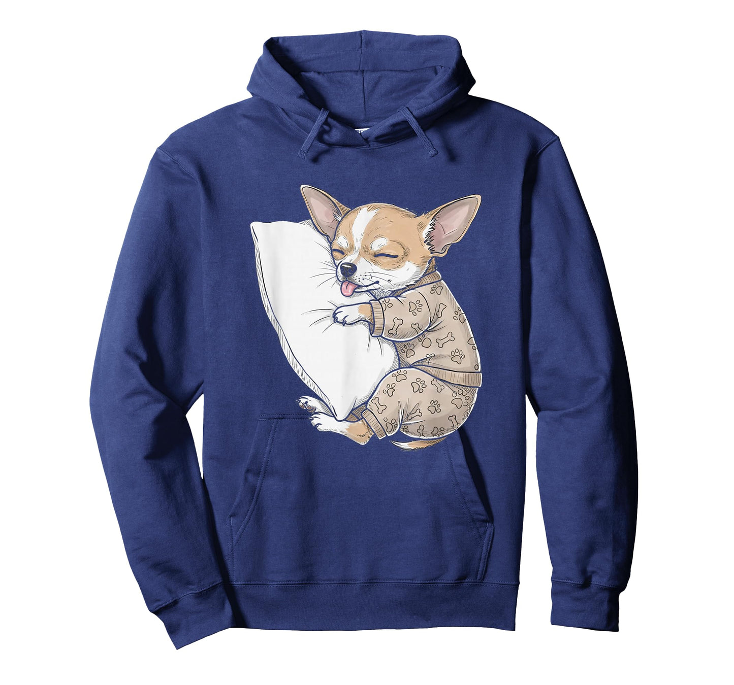 Funny Sleepy Chihuahua Pajama Men Women Kids T-Shirt
