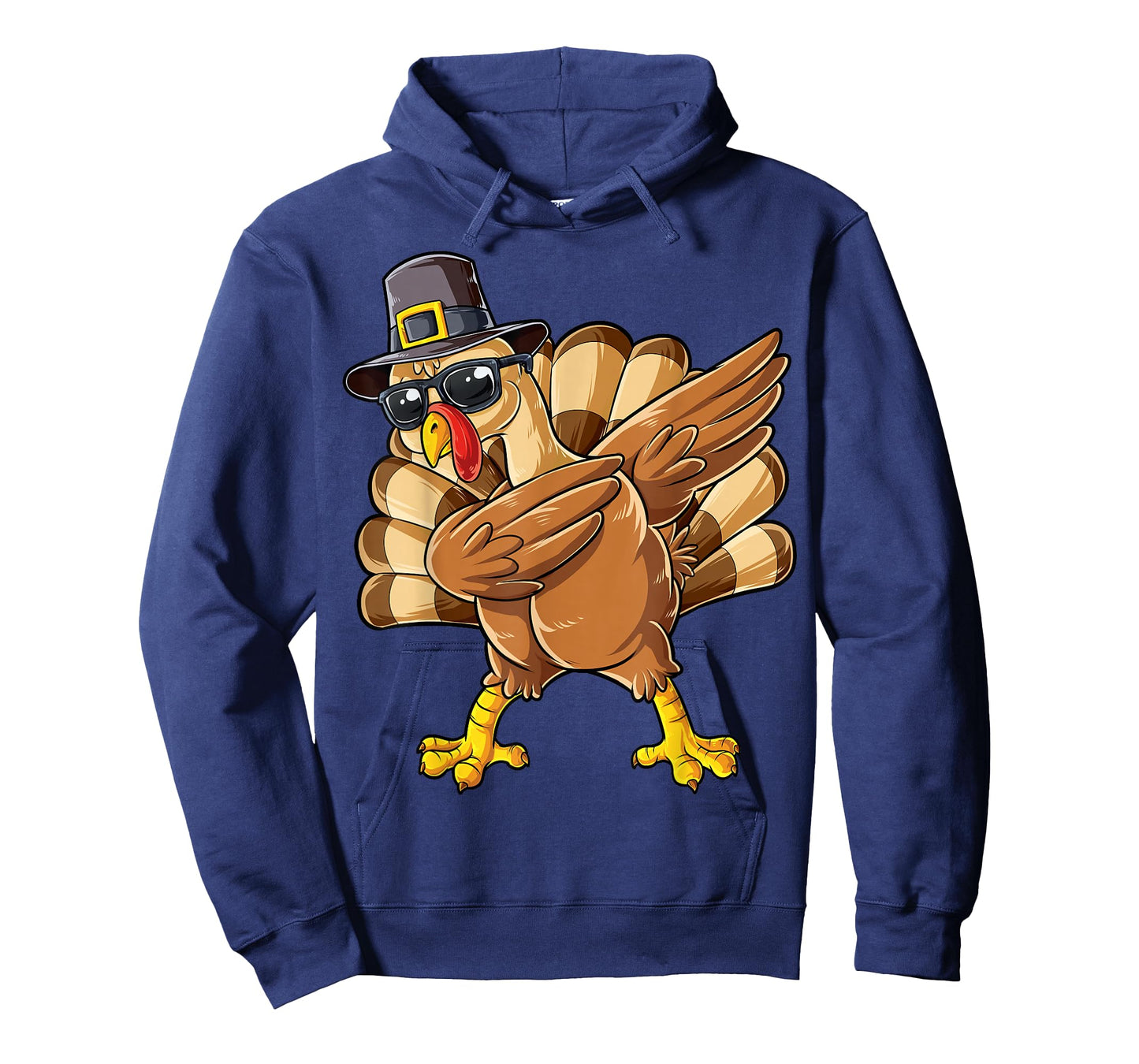 Dabbing Turkey Thanksgiving Day Pilgrim Boys Men Funny Dab T-Shirt