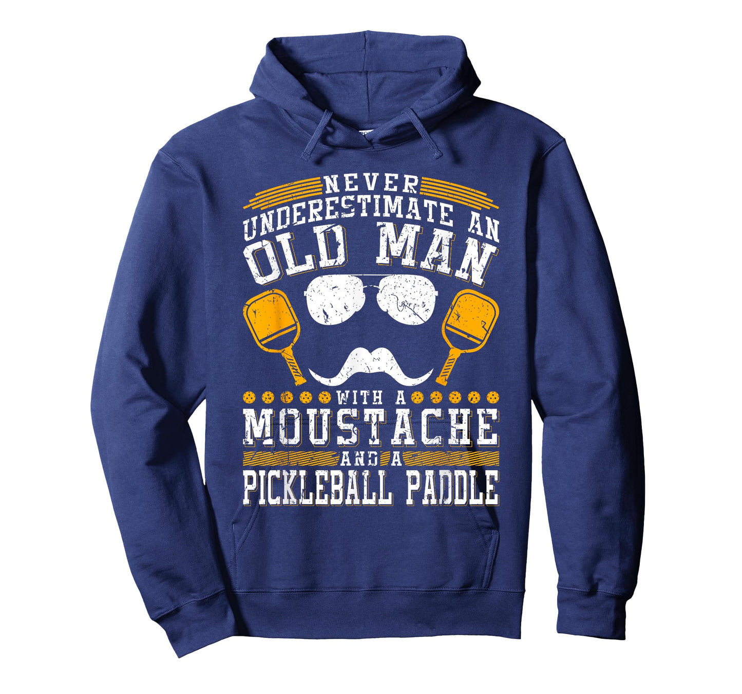 Never Underestimate An Old Man With A Pickleball Paddle T-Shirt