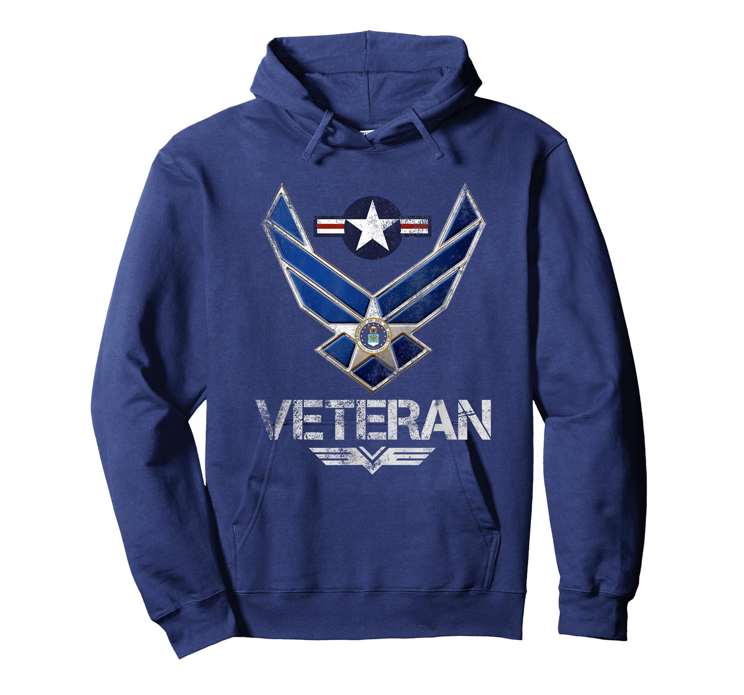 U.S Air Force Veteran USAF Flag Vintage Veterans Day Gift T-Shirt