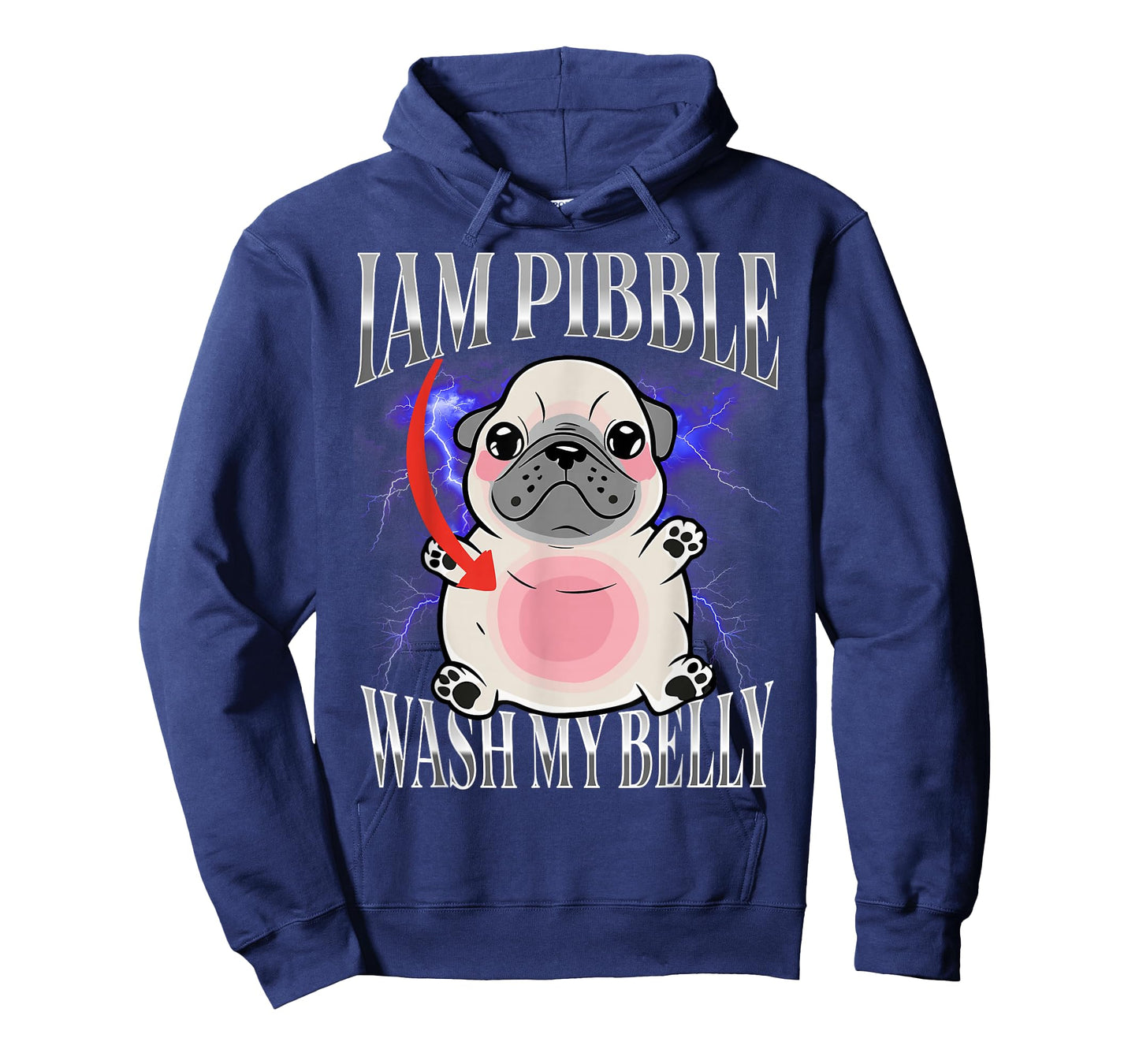 I am Pibble Wash My Belly Pibble Meme Funny Dog T-Shirt