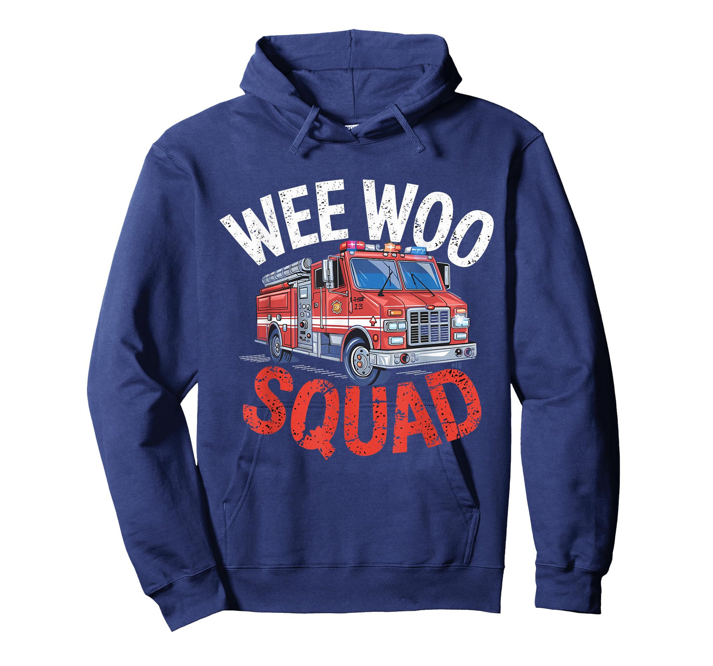 Wee Woo Squad Funny Firefighter Fire Truck Fireman Men Women T-Shirt