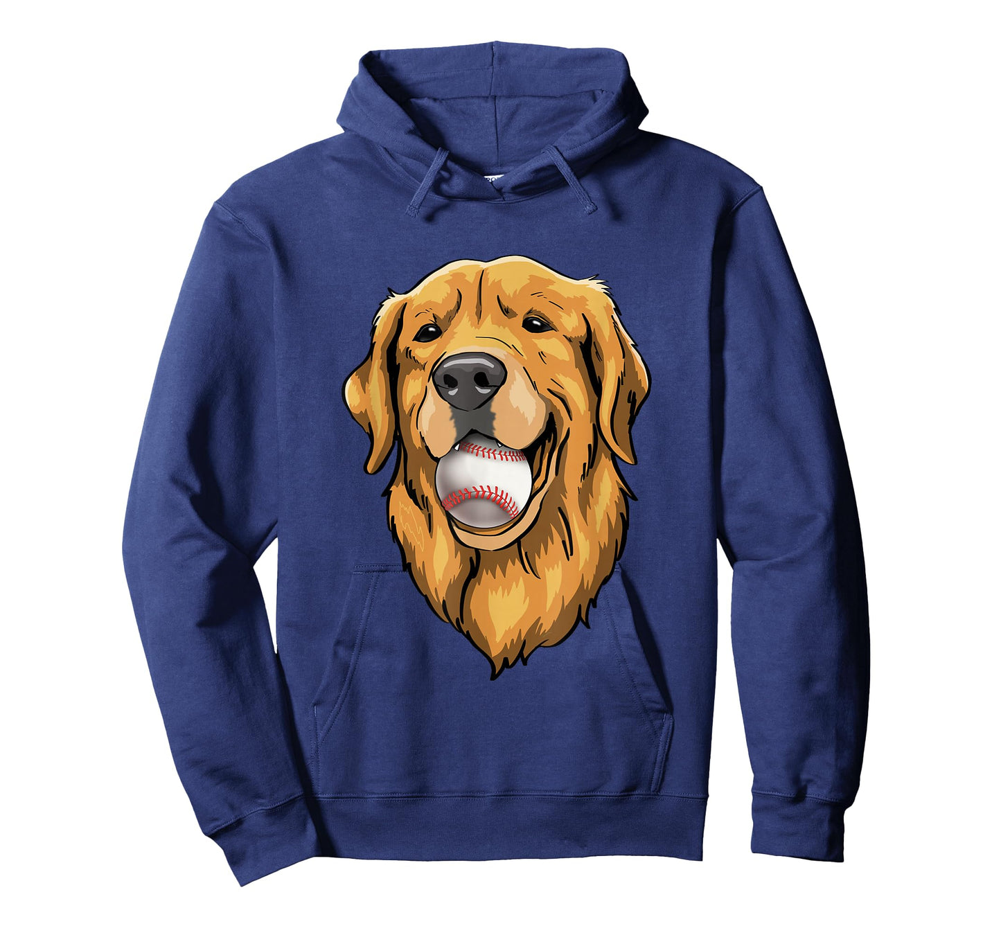 Golden Retriever Baseball Funny Cute Golden Retriever Dog T-Shirt