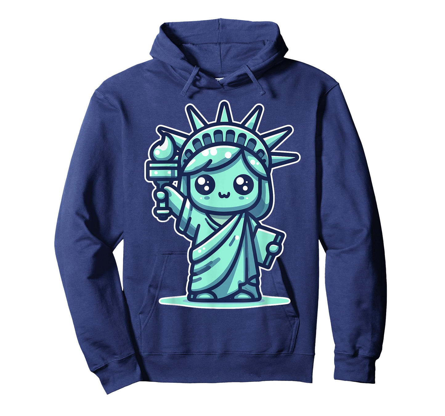 Cute Kawaii Statue of Liberty NYC New York City T-Shirt