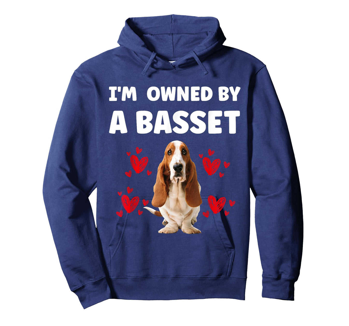 I AM OWNED BY A BASSET HOUND DOG T-Shirt