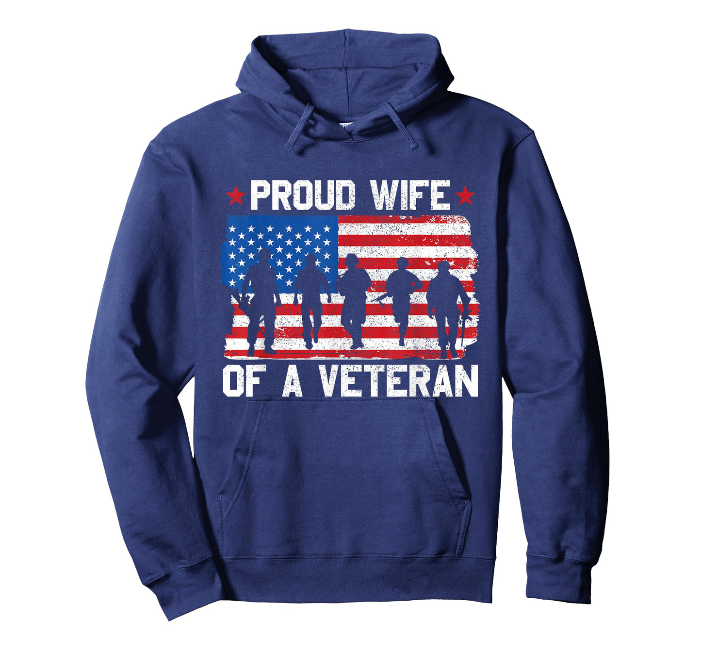 wife of veteran american memorial day us patriotic design T-Shirt
