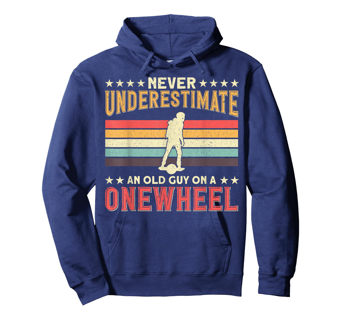 One Wheel Never Underestimate an Old Guy On a Onewheel GT S T-Shirt