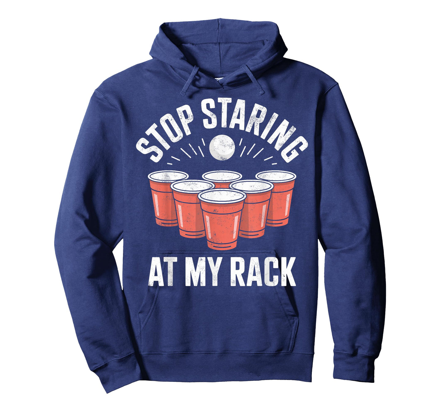 Stop Staring At My Rack Beer Pong Drinking Game Beer Party T-Shirt