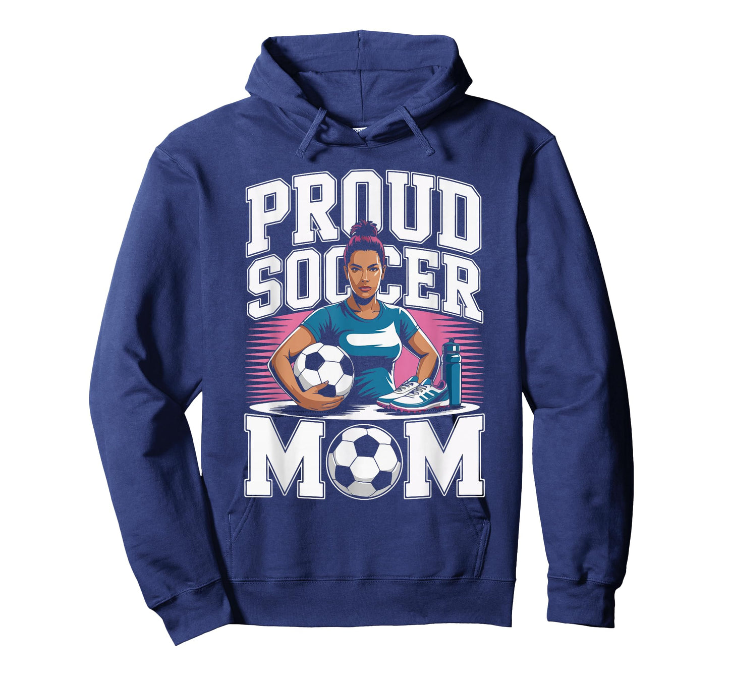 Proud Soccer Mom Retro Sunset Vibes T-Shirt
