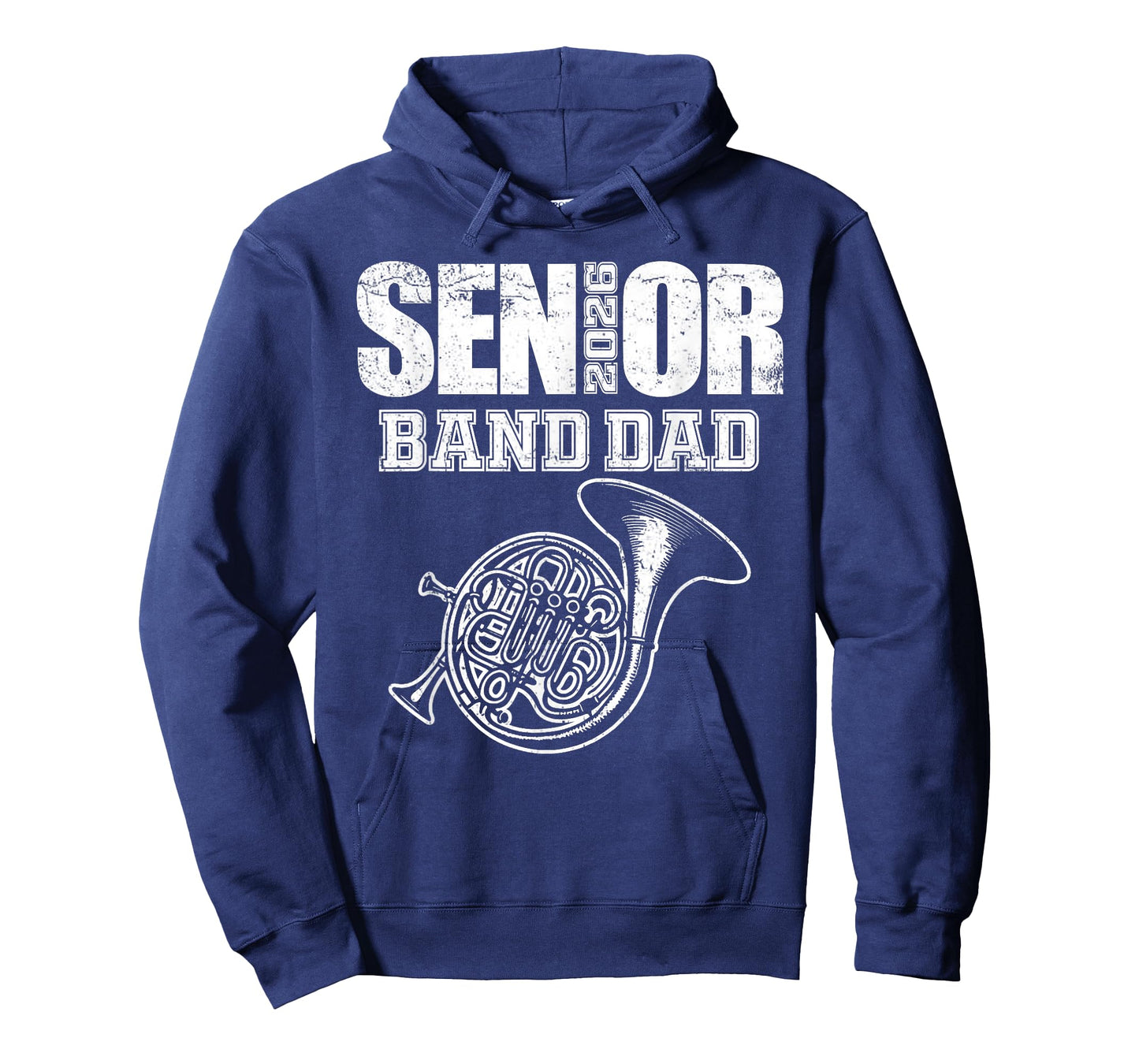 Senior Band Dad 2026 Marching Band Class of 2026 French horn T-Shirt