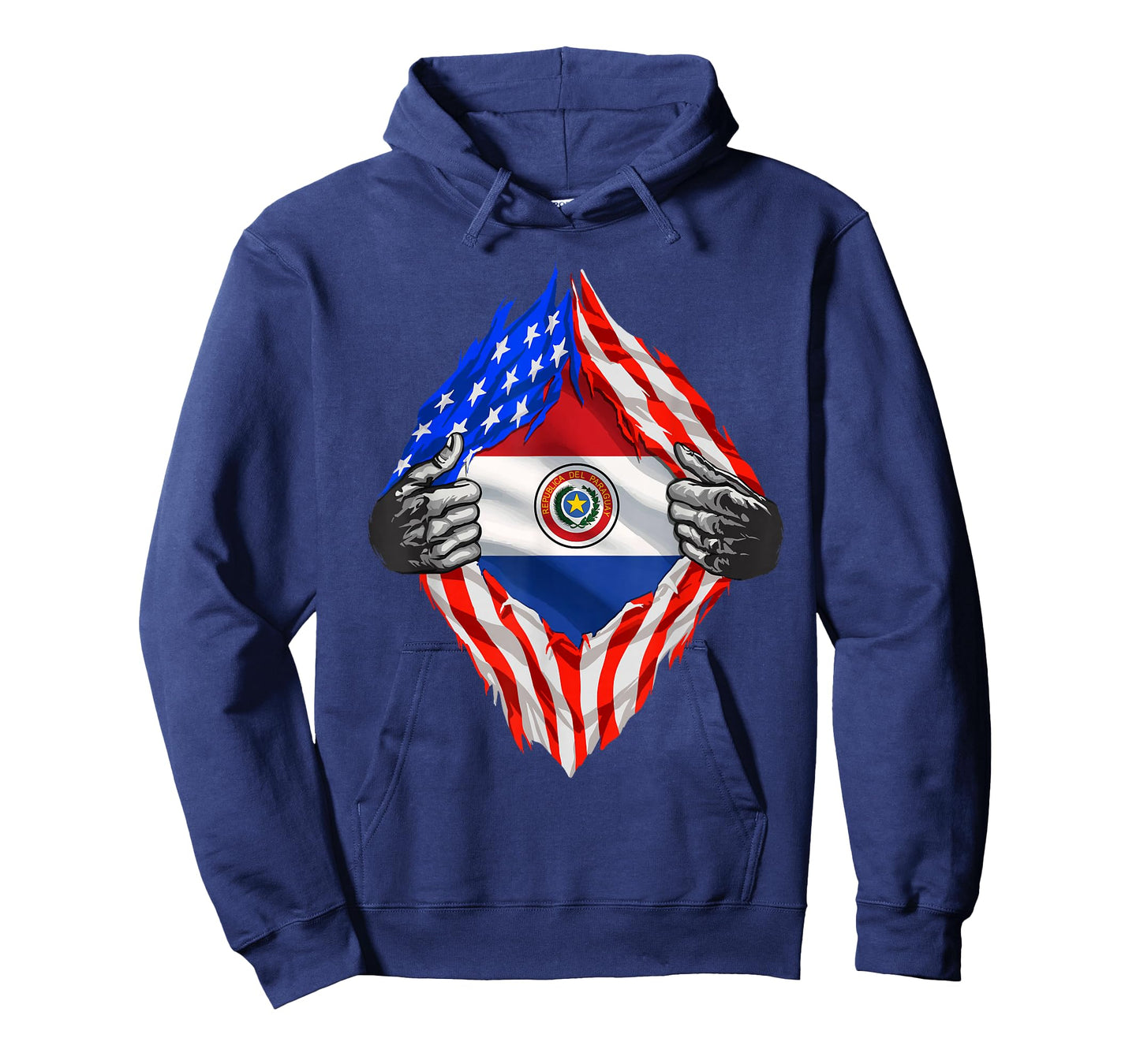 Paraguay Super American Paraguay Flag Hispanic Pride Roots T-Shirt