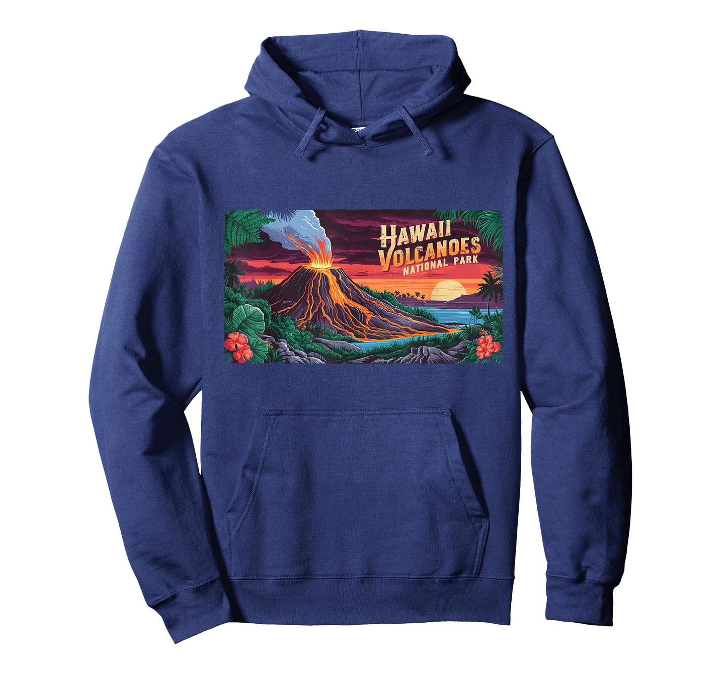 Hawaii Kilauea Volcanoes National Park Vintage Hawaii Travel T-Shirt