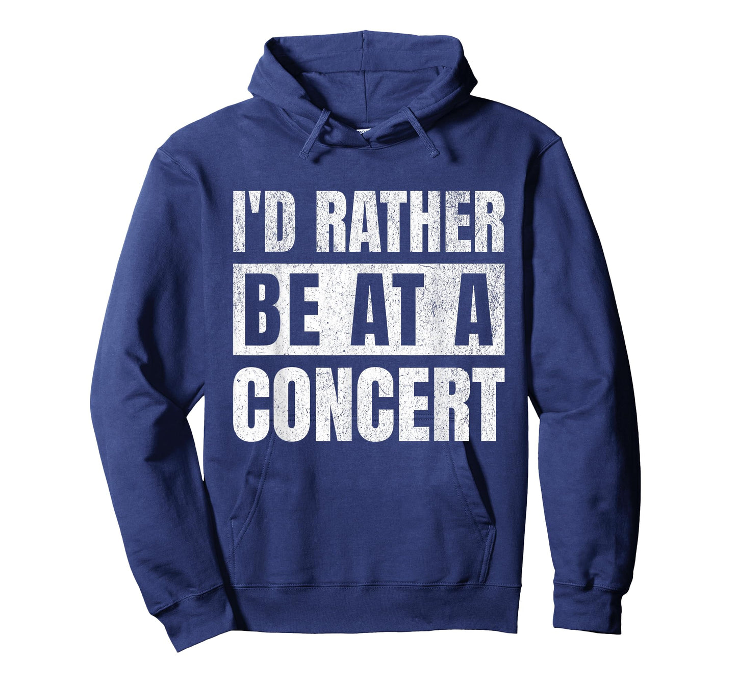 I'd Rather Be at A Concert Funny Music Lovers Retro T-Shirt
