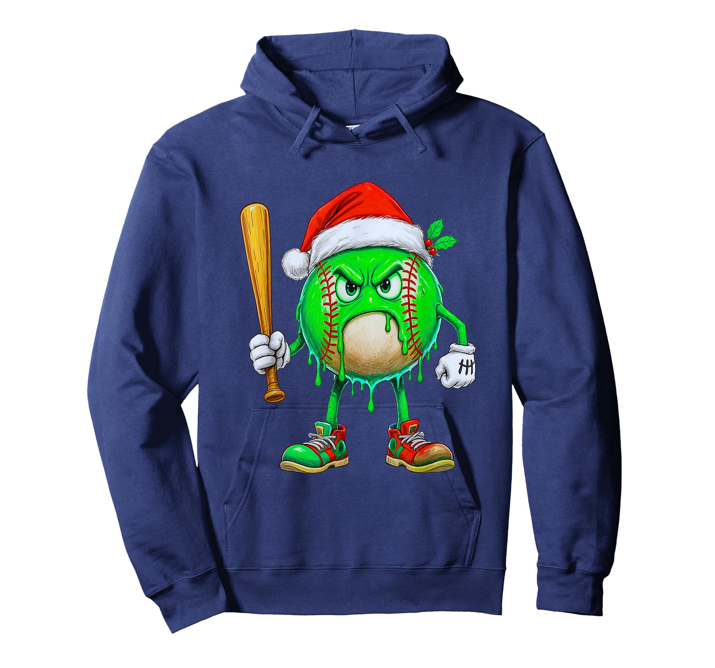 Ice Cream Drip Baseball Christmas Baseball Drip for Boys T-Shirt