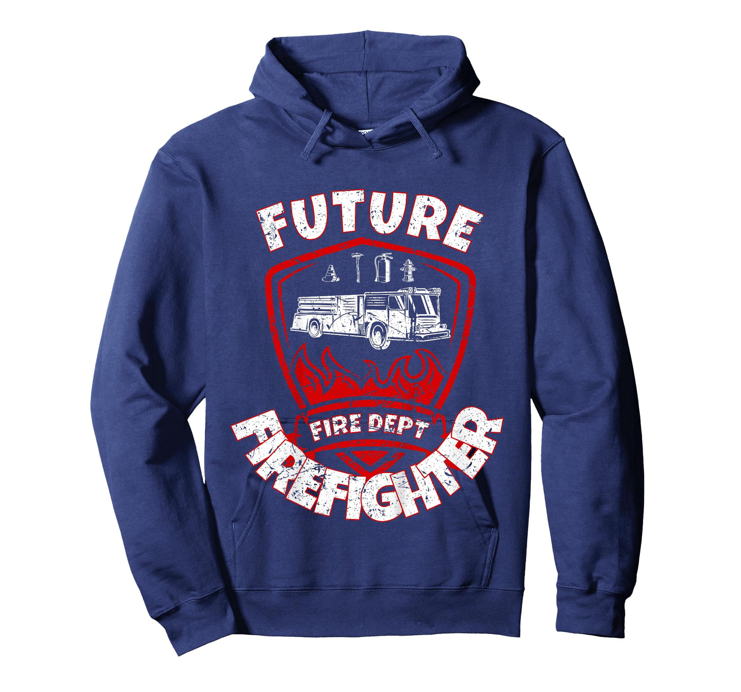 Future Firefighter Cute Kids Firetruck Fireman T-Shirt